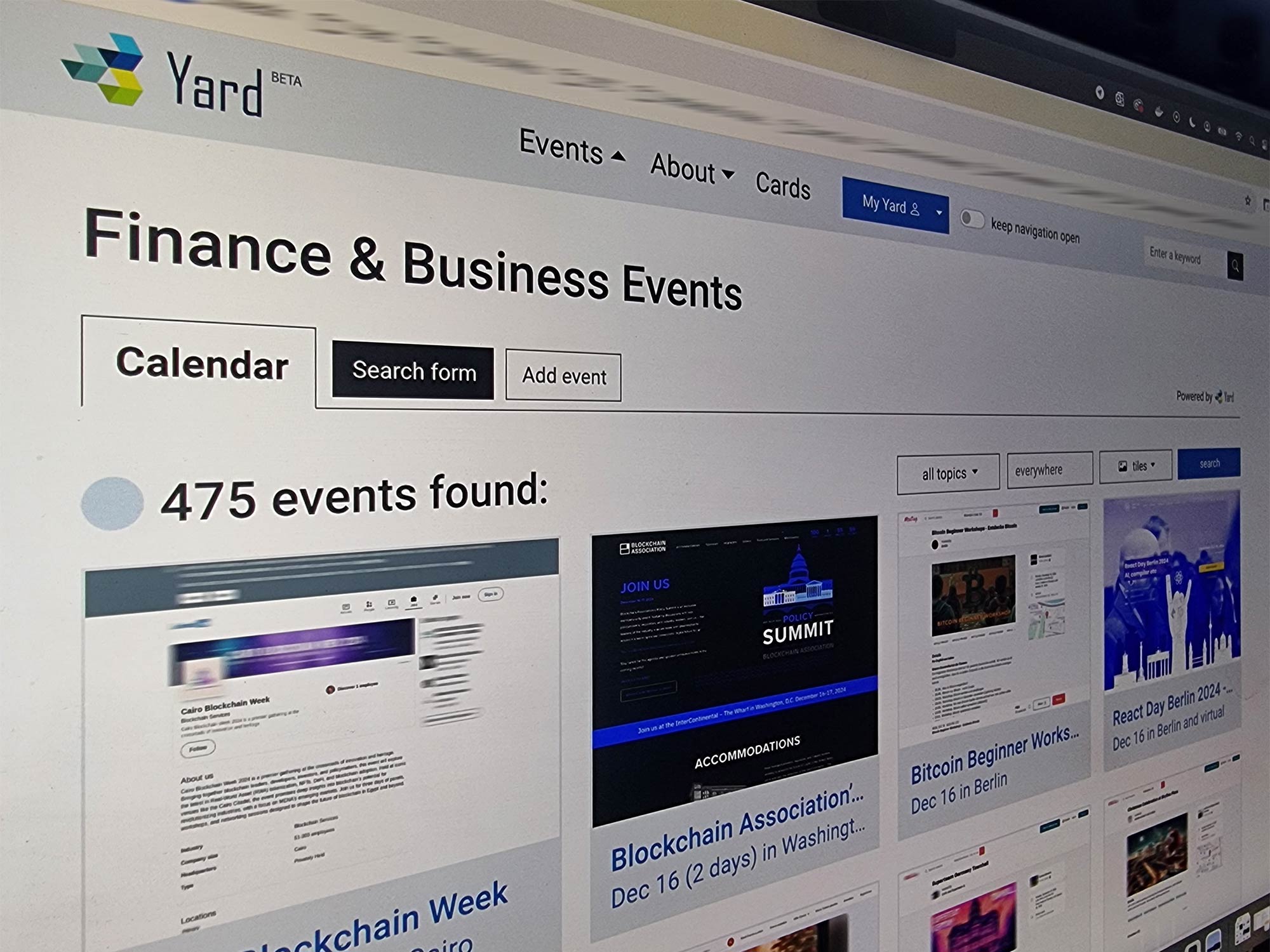 Yard Plugin for WordPress was revamped