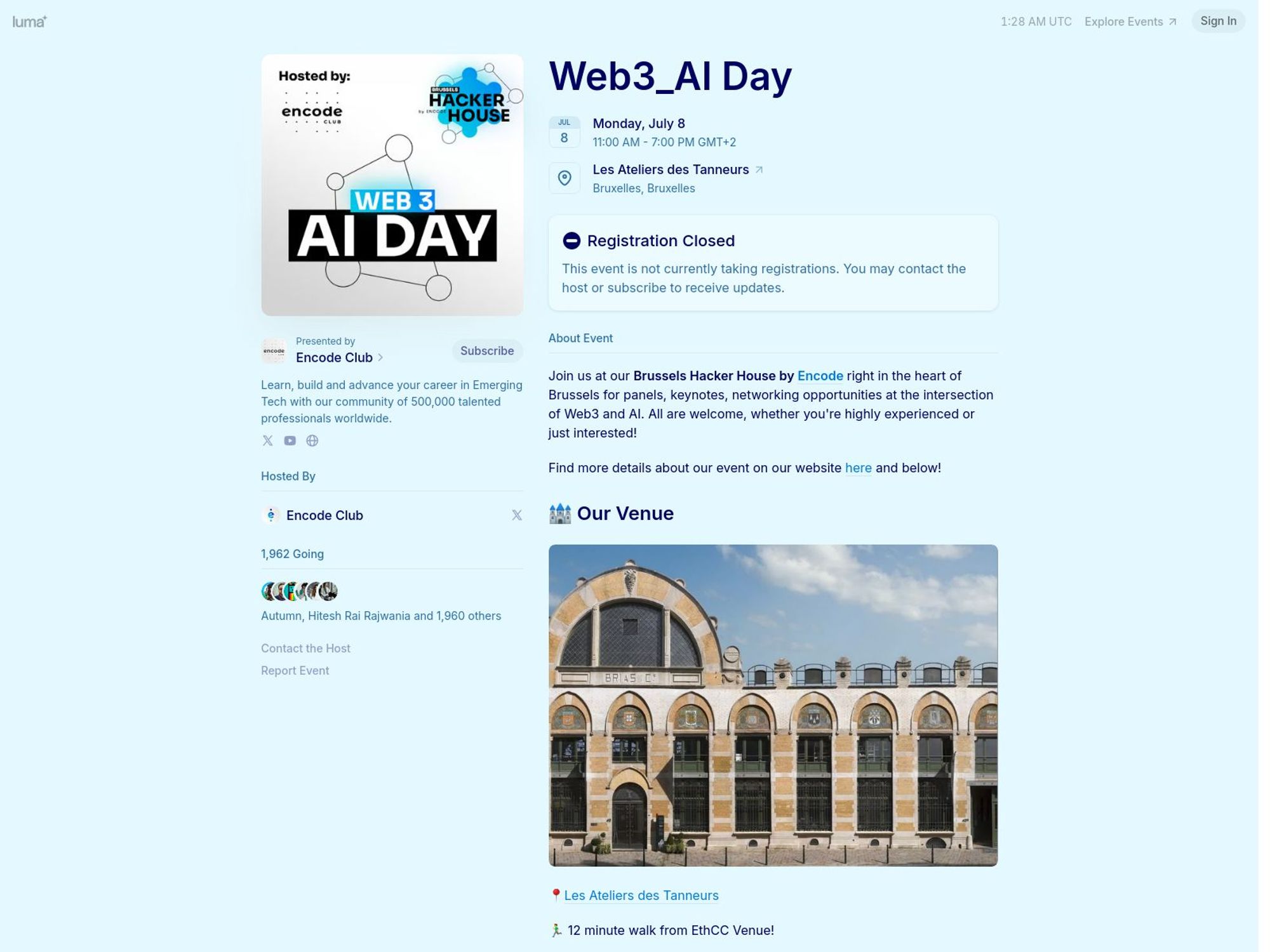 Encode Club Web3_AI Day @ EthCC 7 Brussels screenshot