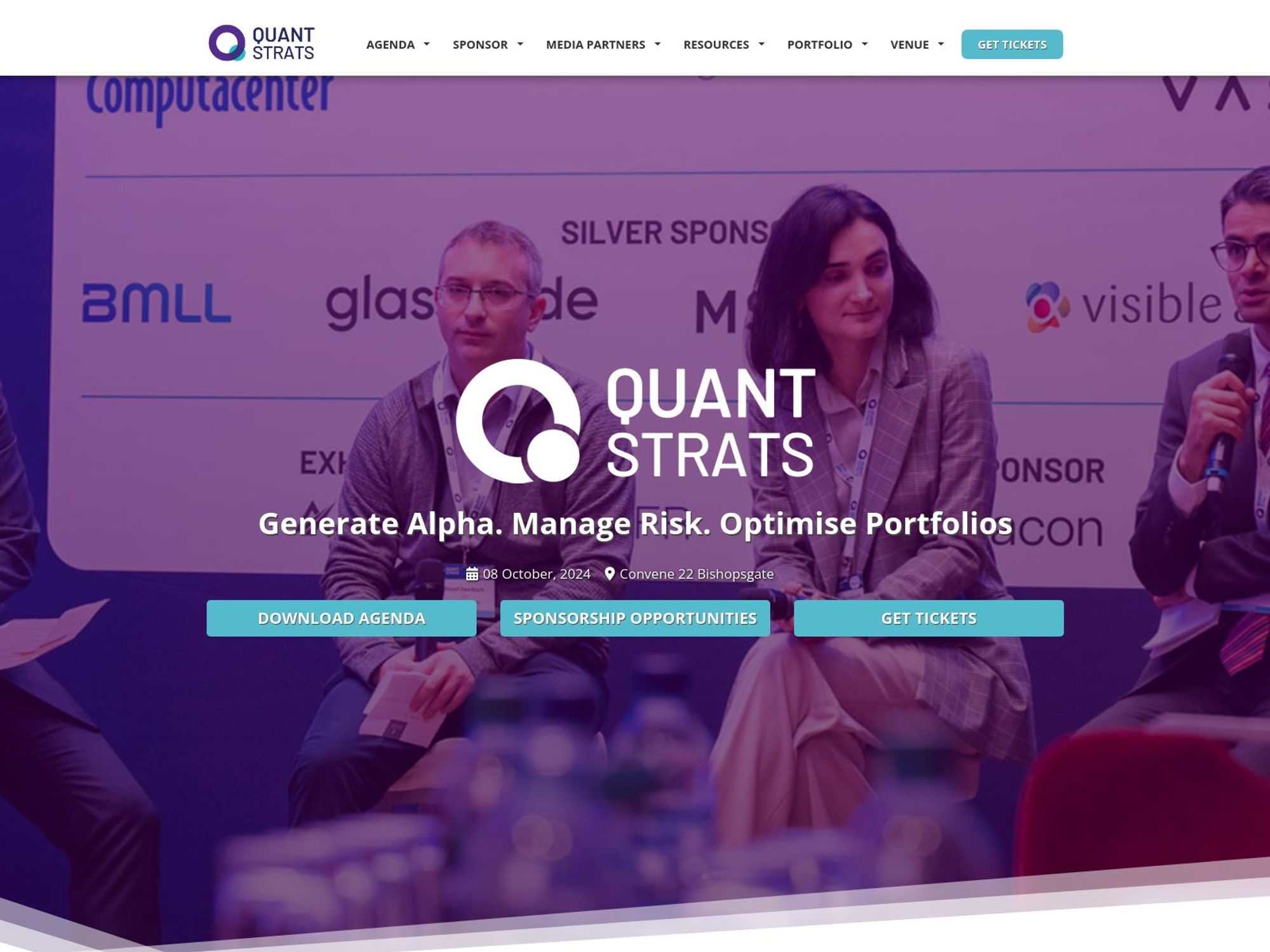 Quant Strats 2024 website