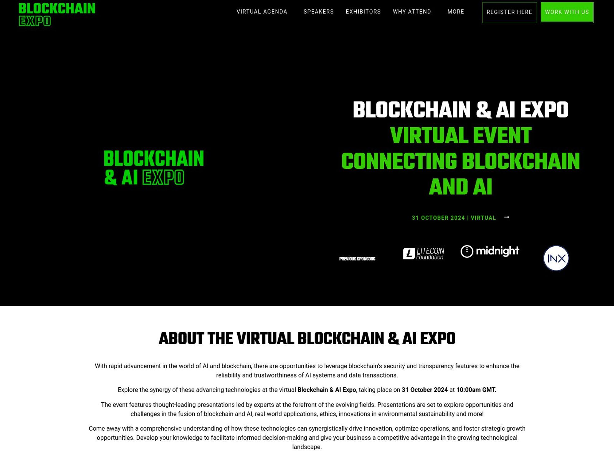 Blockchain & AI Expo screenshot