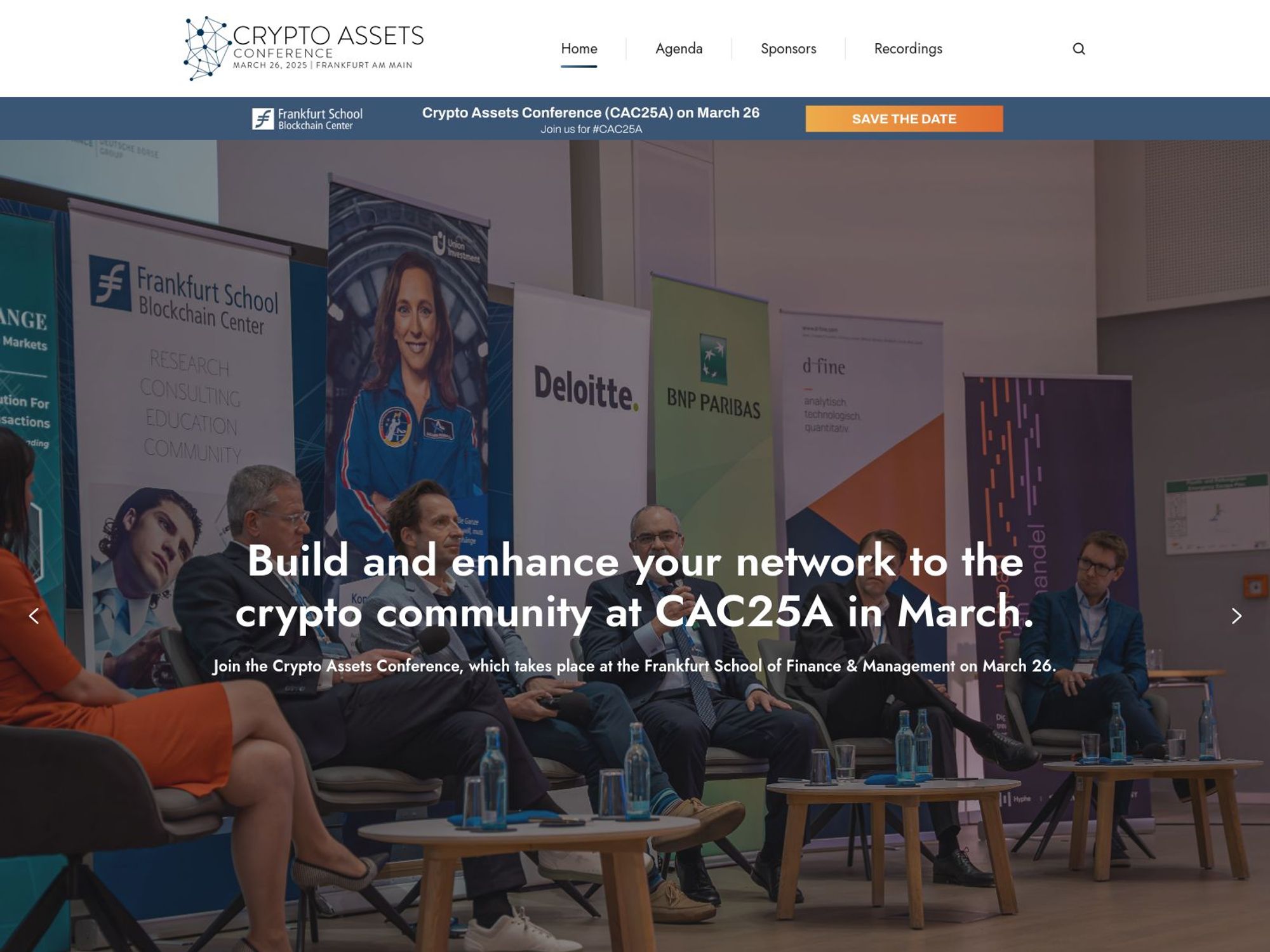 Crypto Assets Conference 2025 – CAC 2025A screenshot