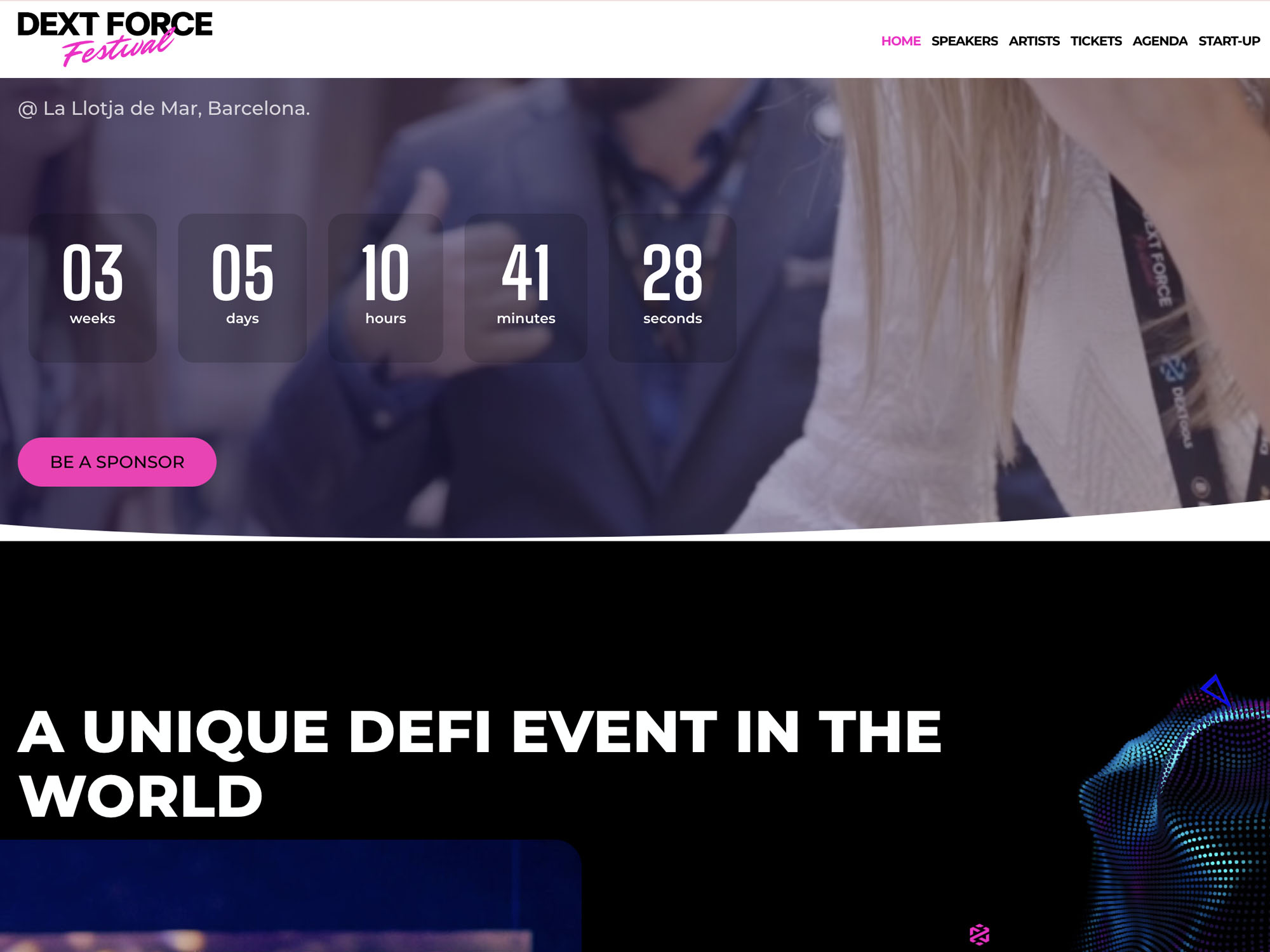 Dext Force Festival website