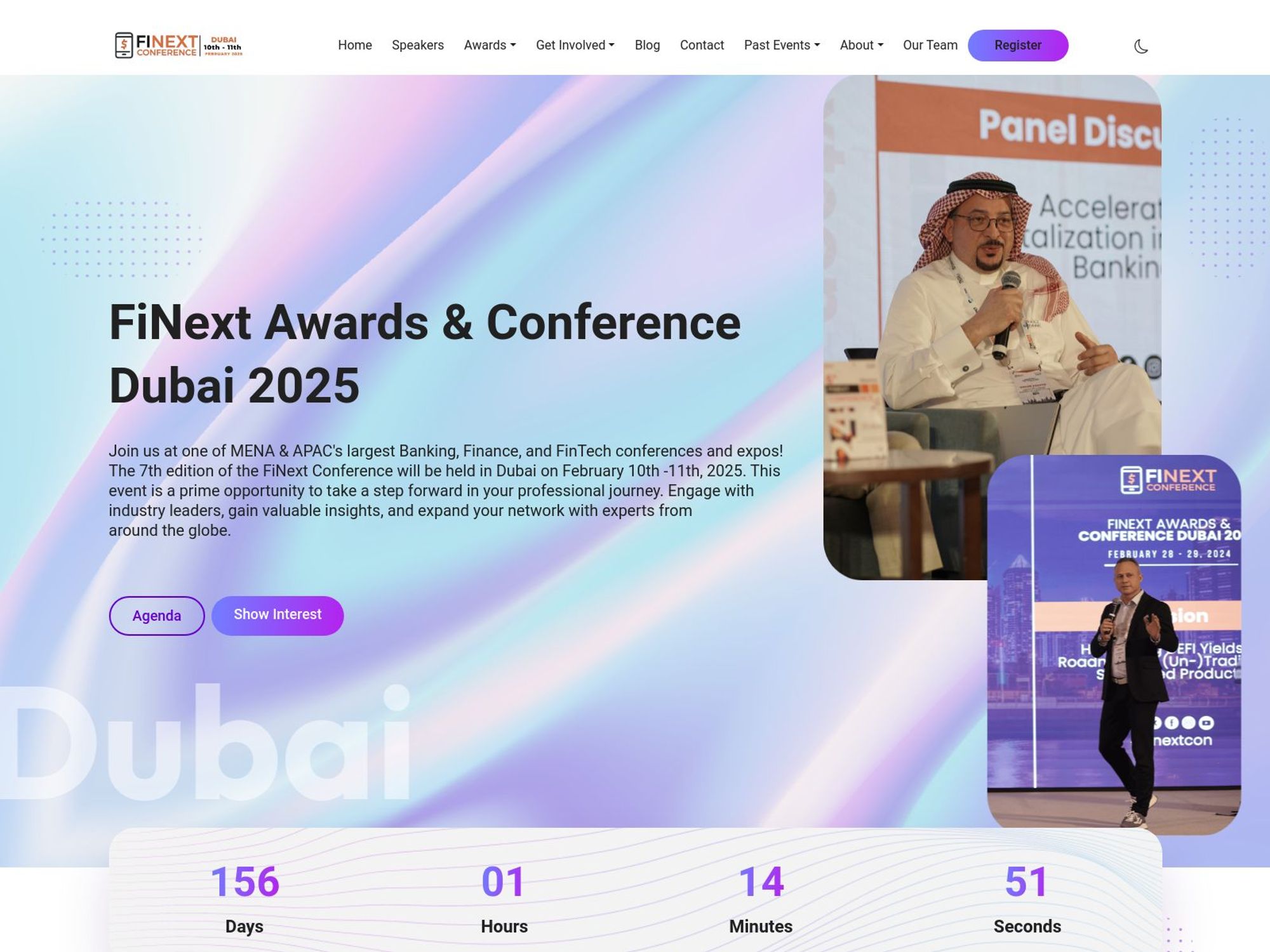 Finext Conference website