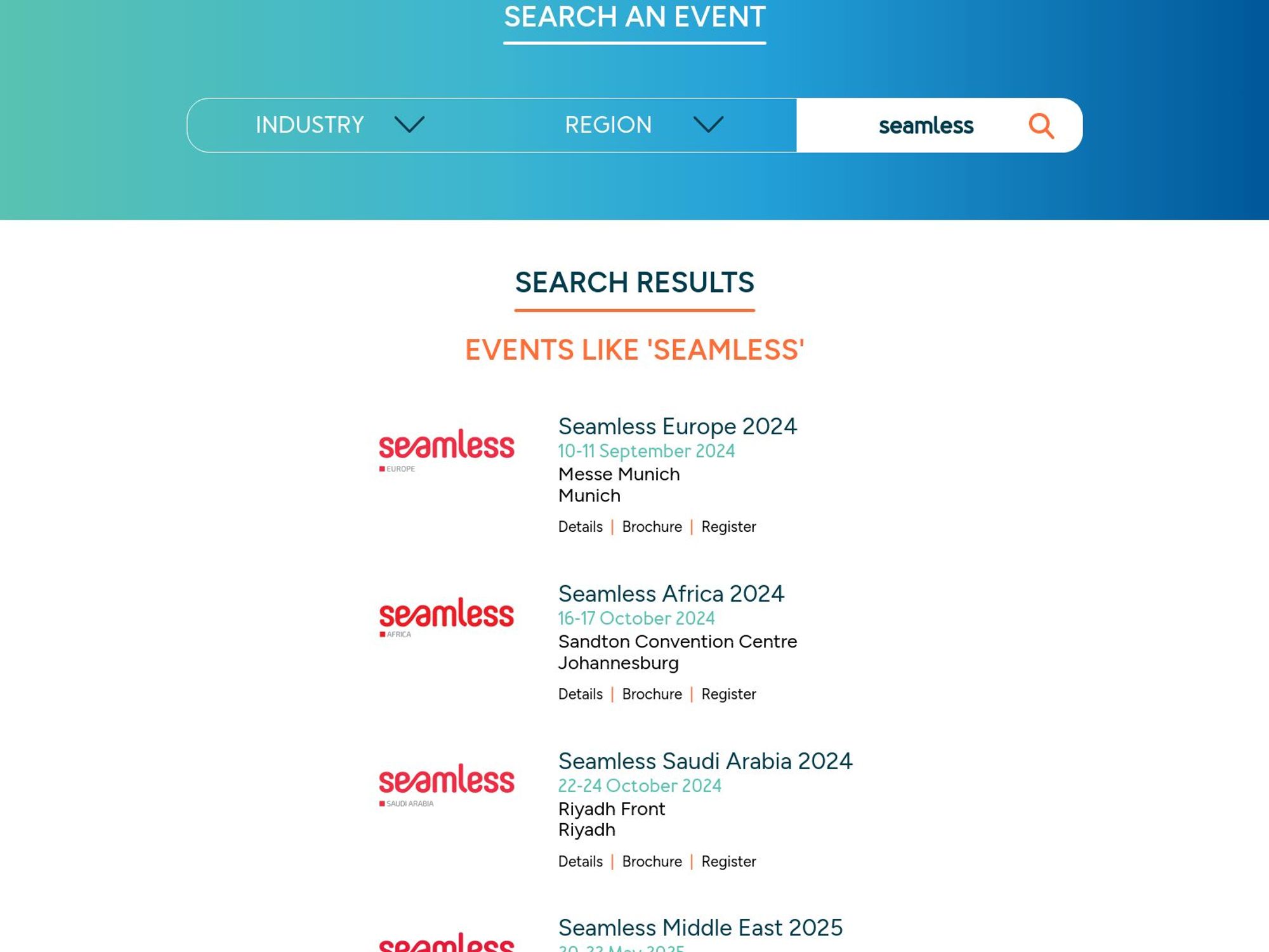 Seamless Asia website