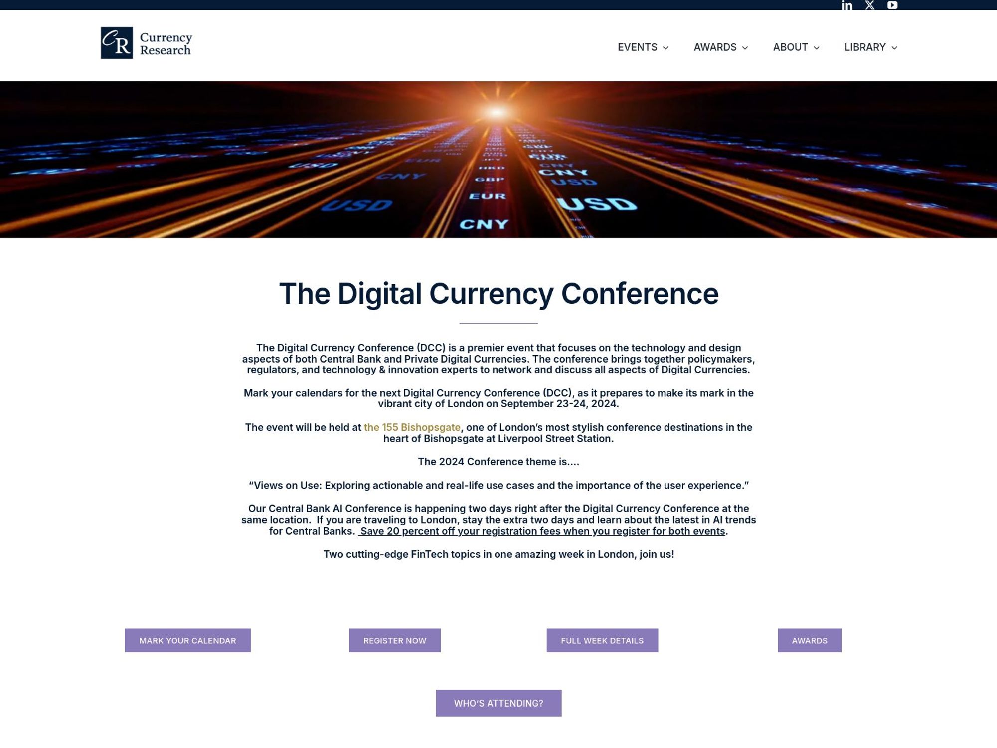 The Digital Currency Conference screenshot