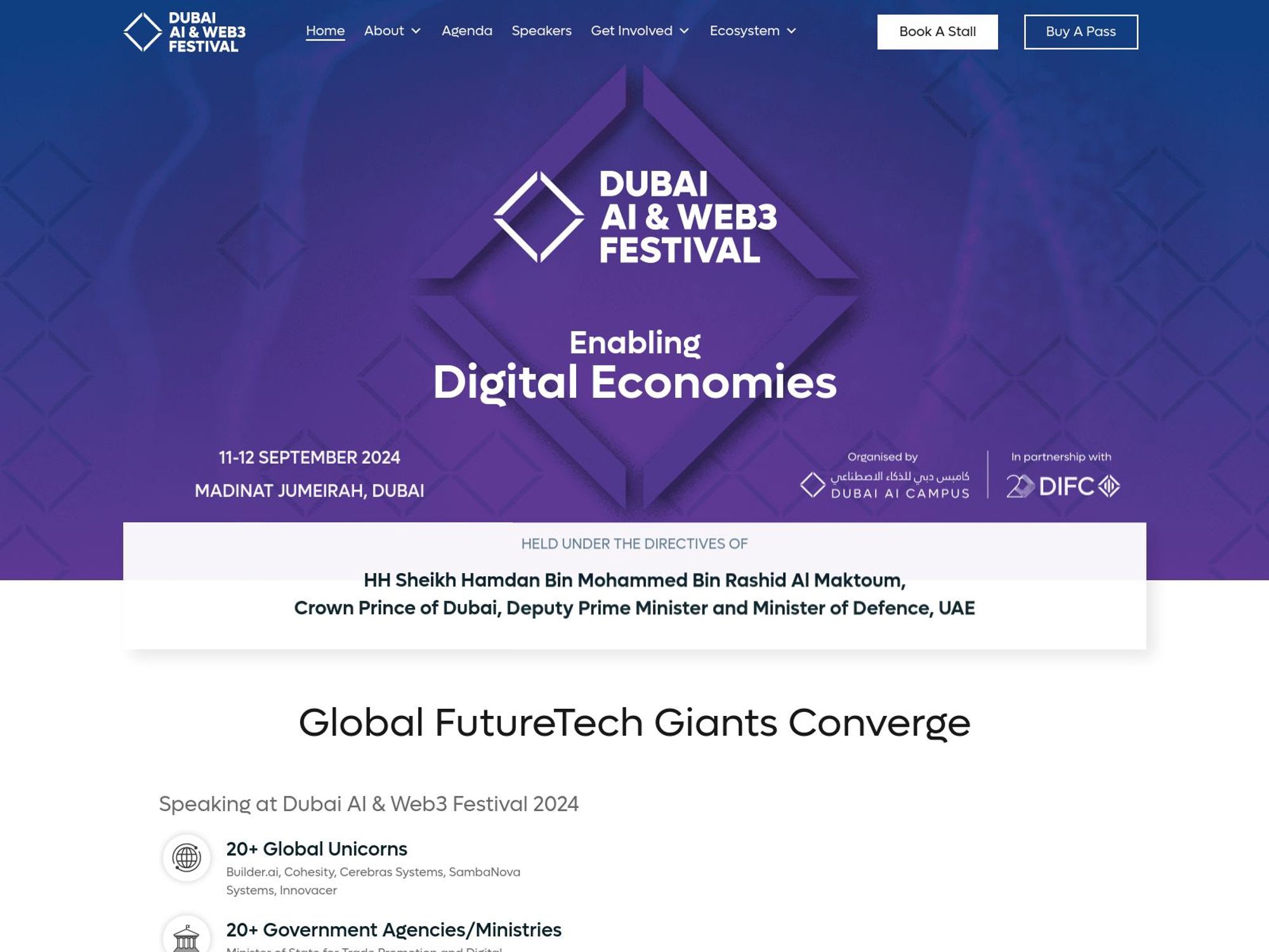 Dubai AI & Web3 Festival screenshot