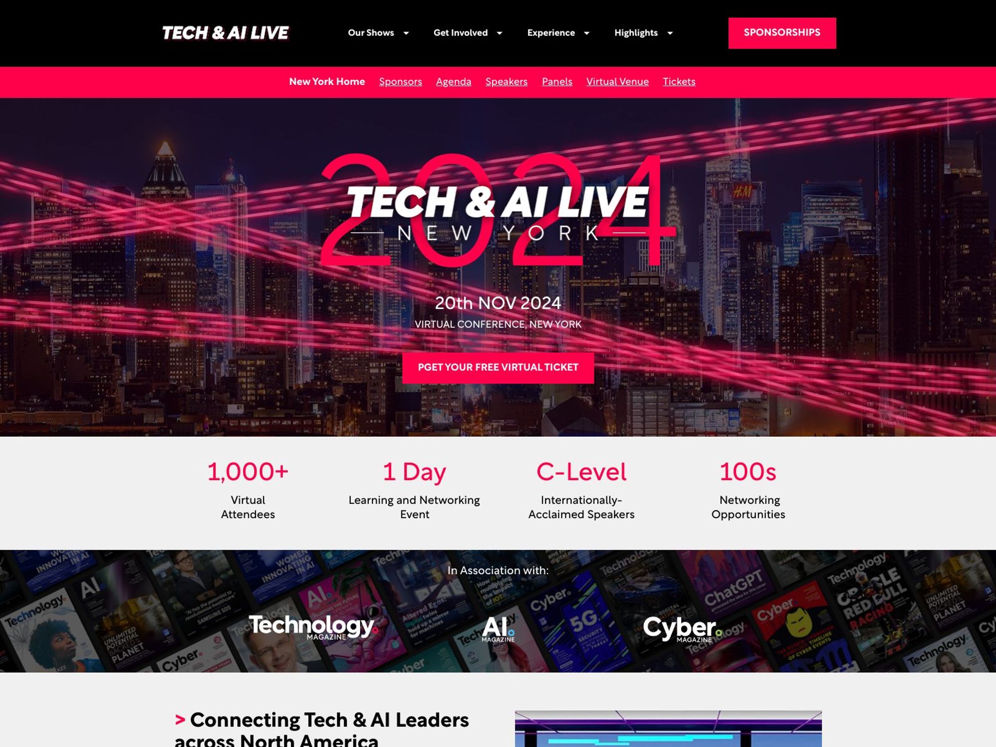 Tech & AI Live website