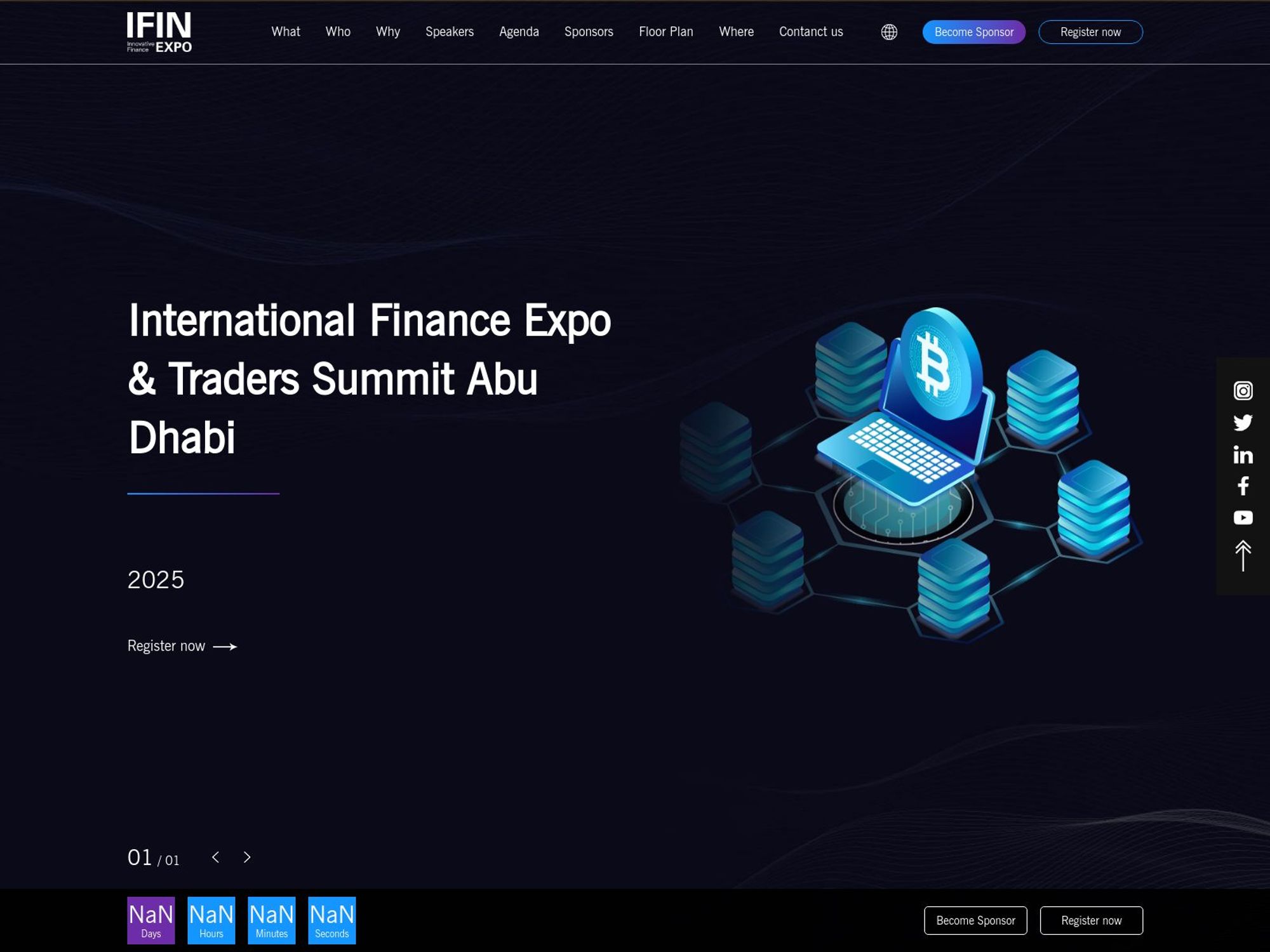 International Innovative Finance Expo website