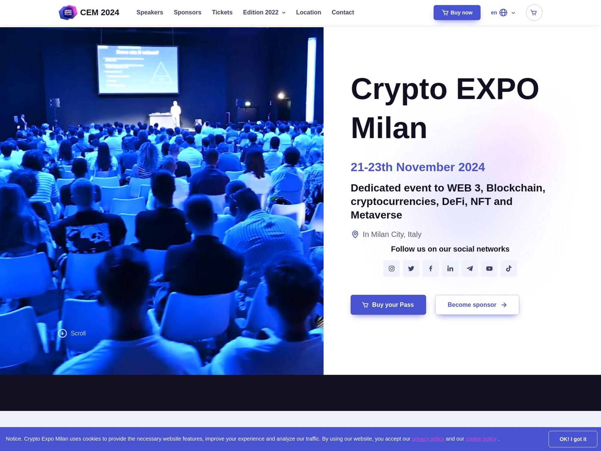 Crypto Expo Milan screenshot