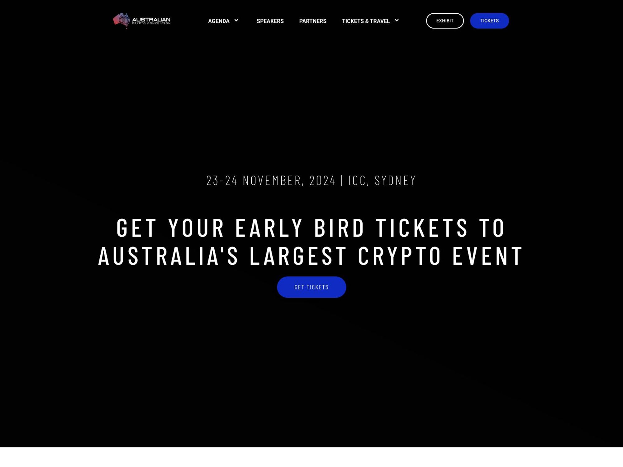 Australian Crypto Convention 2024 screenshot