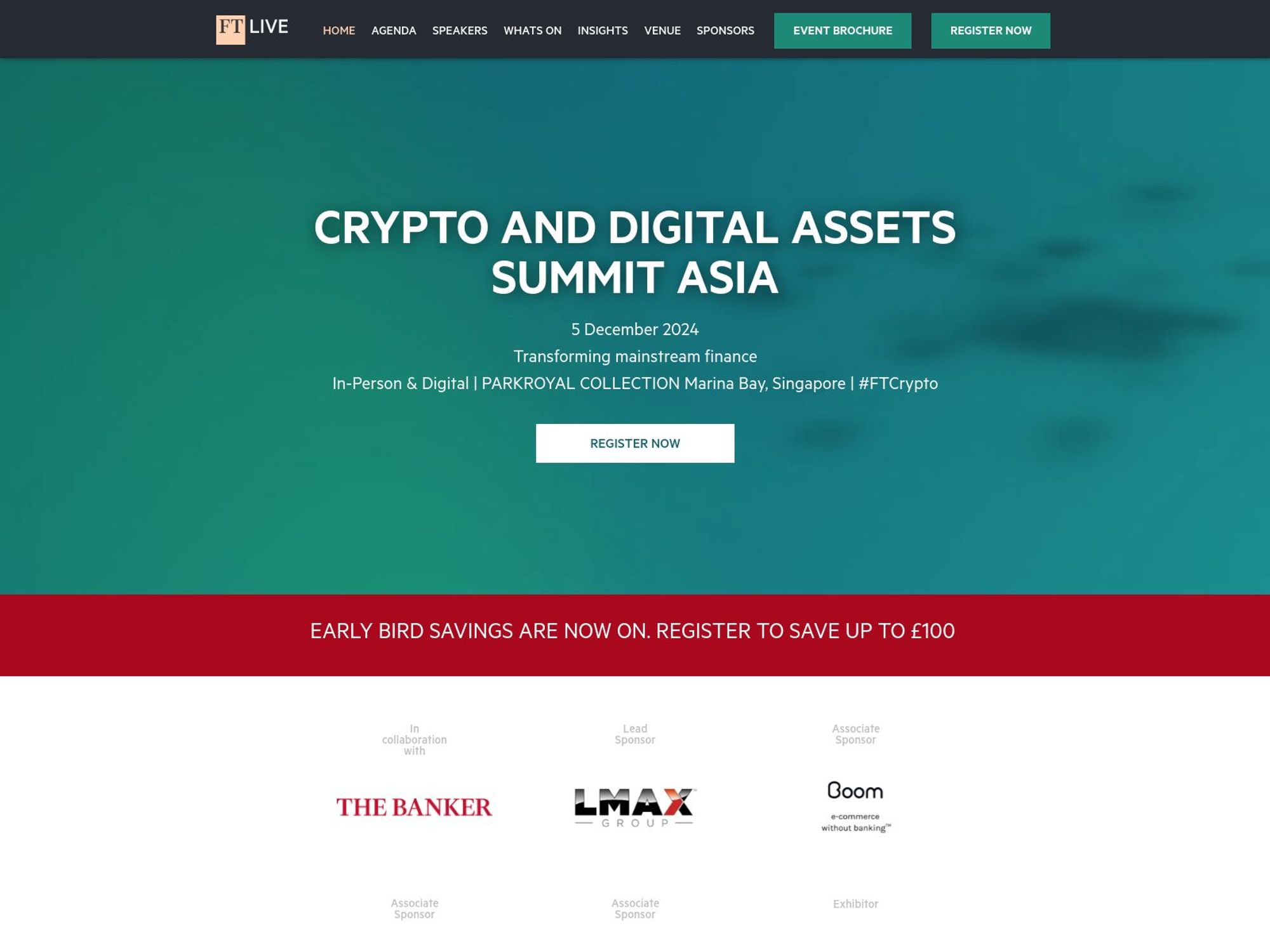 Crypto and Digital Assets Summit Asia screenshot