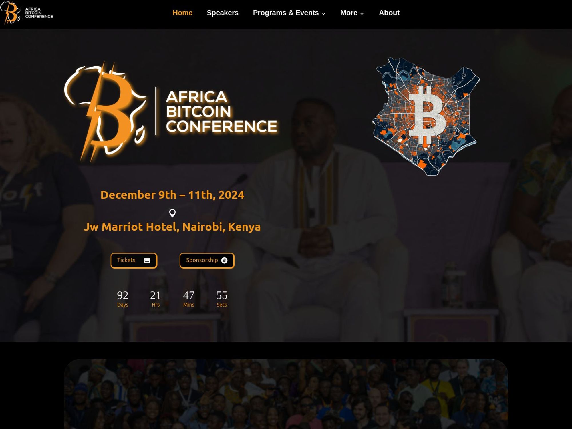 Africa Bitcoin Conference screenshot