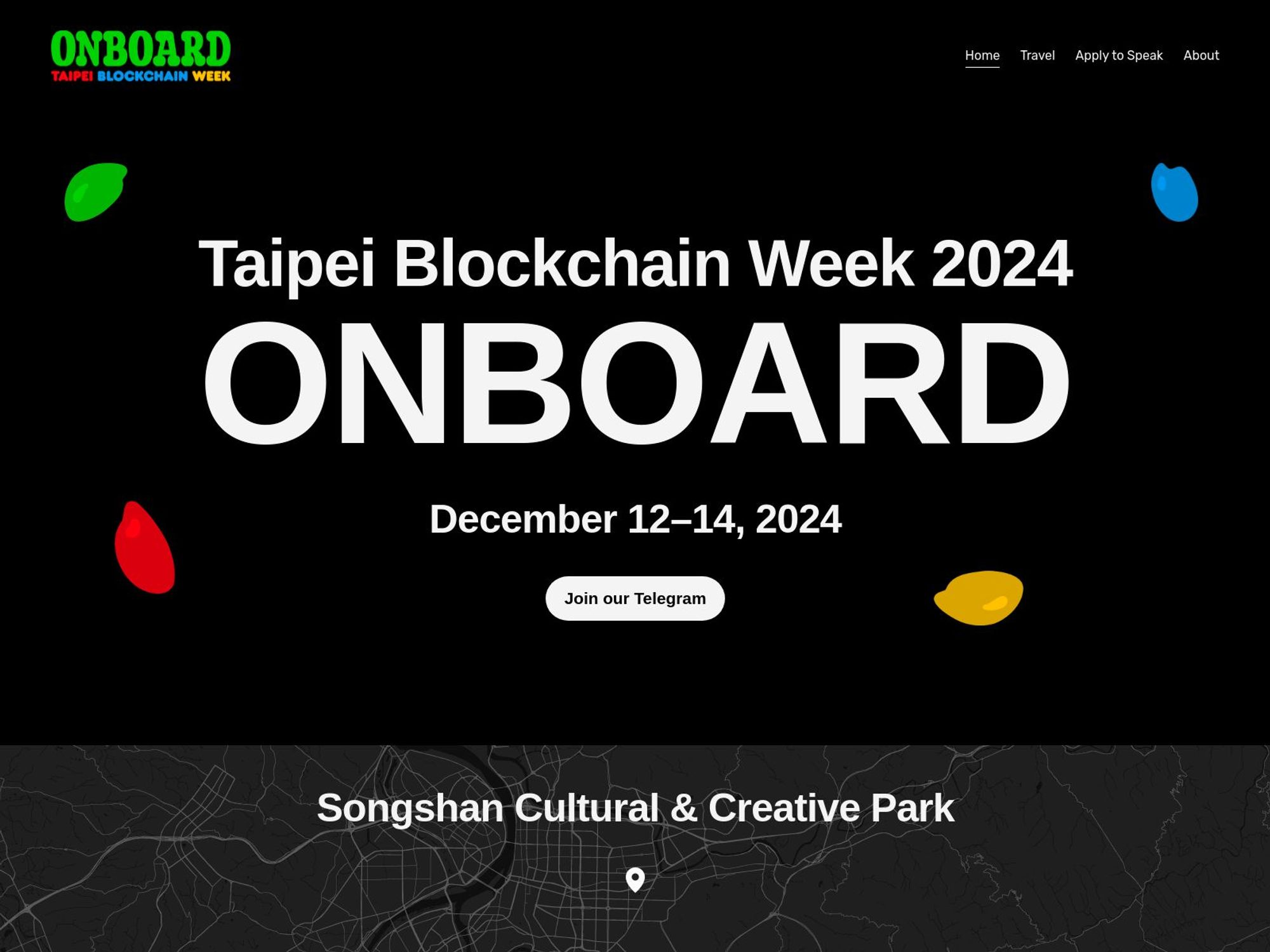 Taipei Blockchain Week website