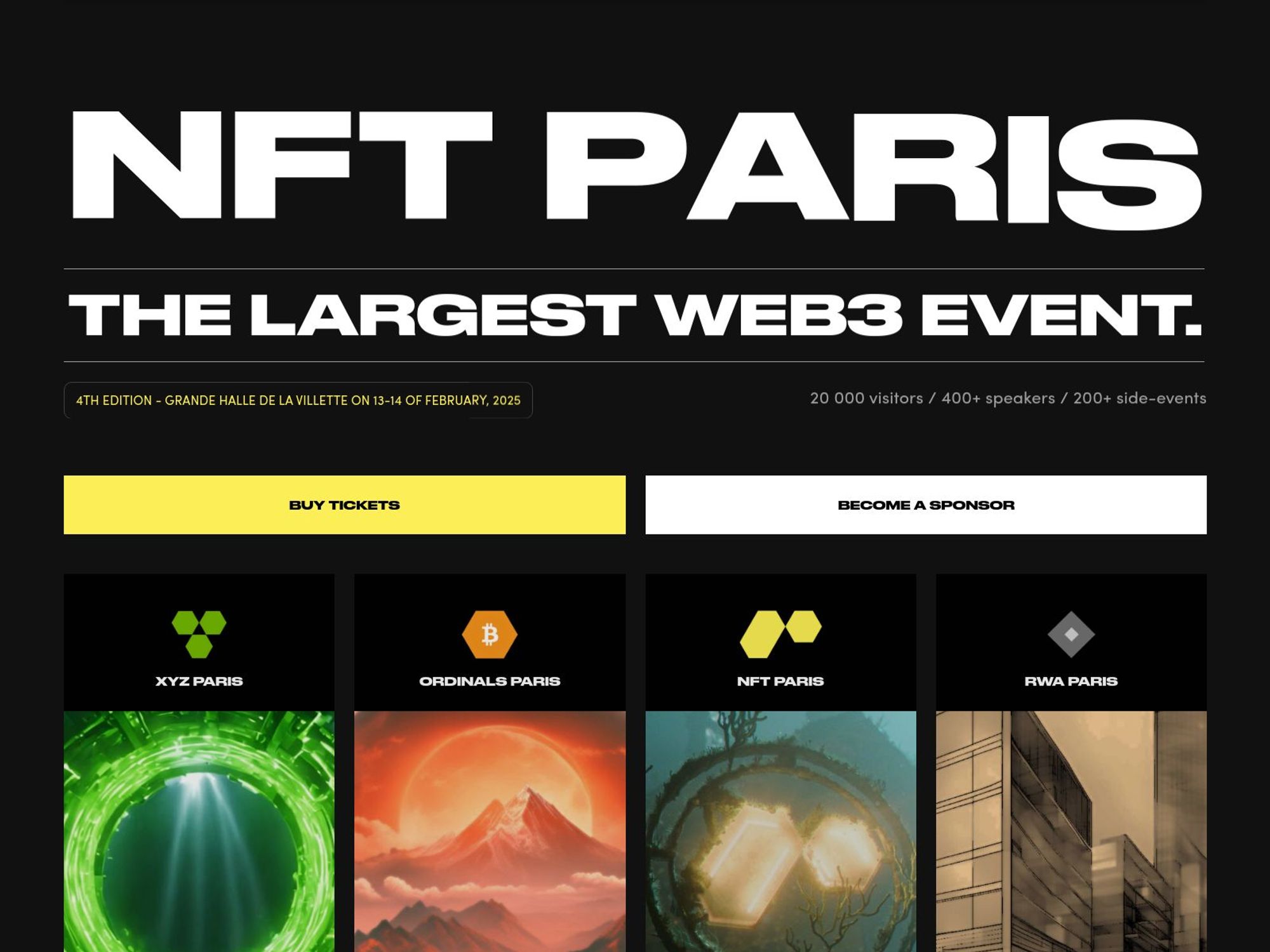 NFT Paris screenshot