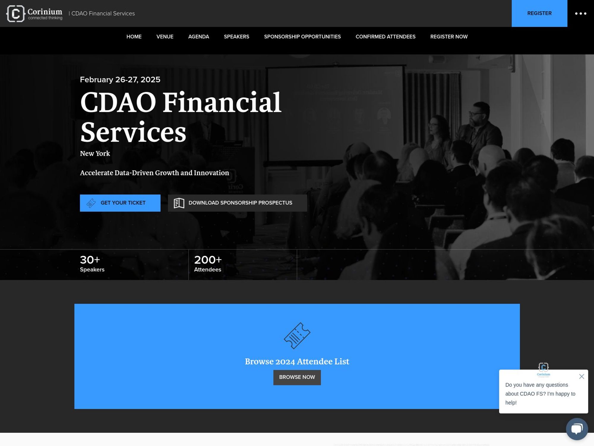 CDAO Financial Services website