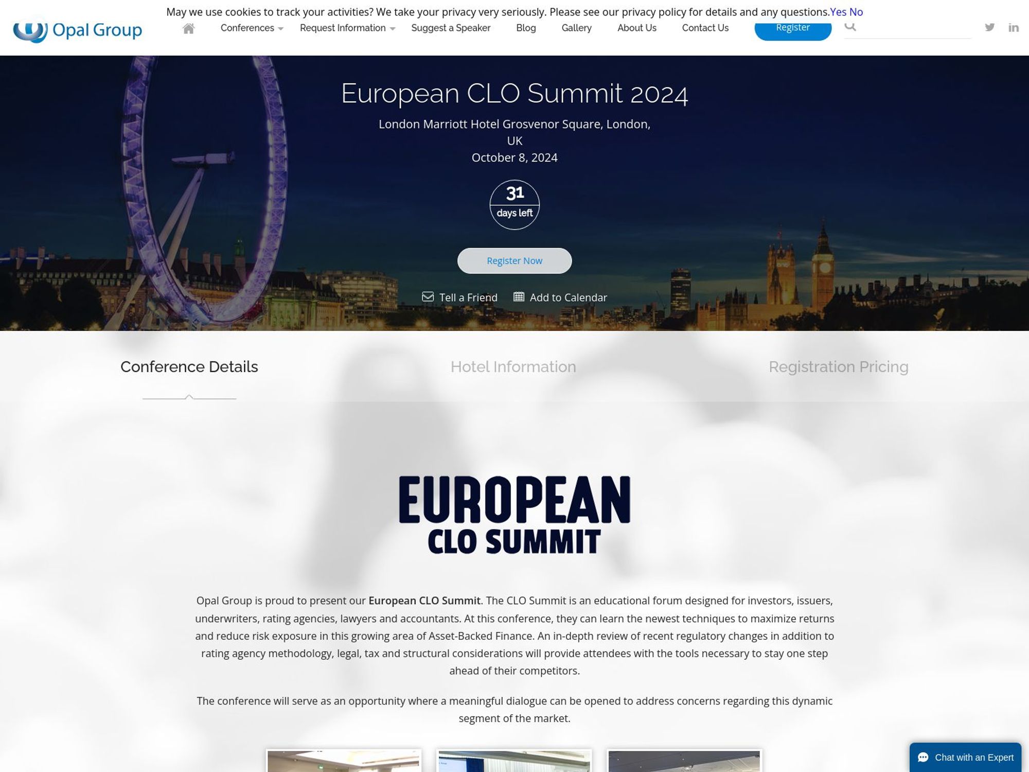 European CLO Summit 2024 screenshot