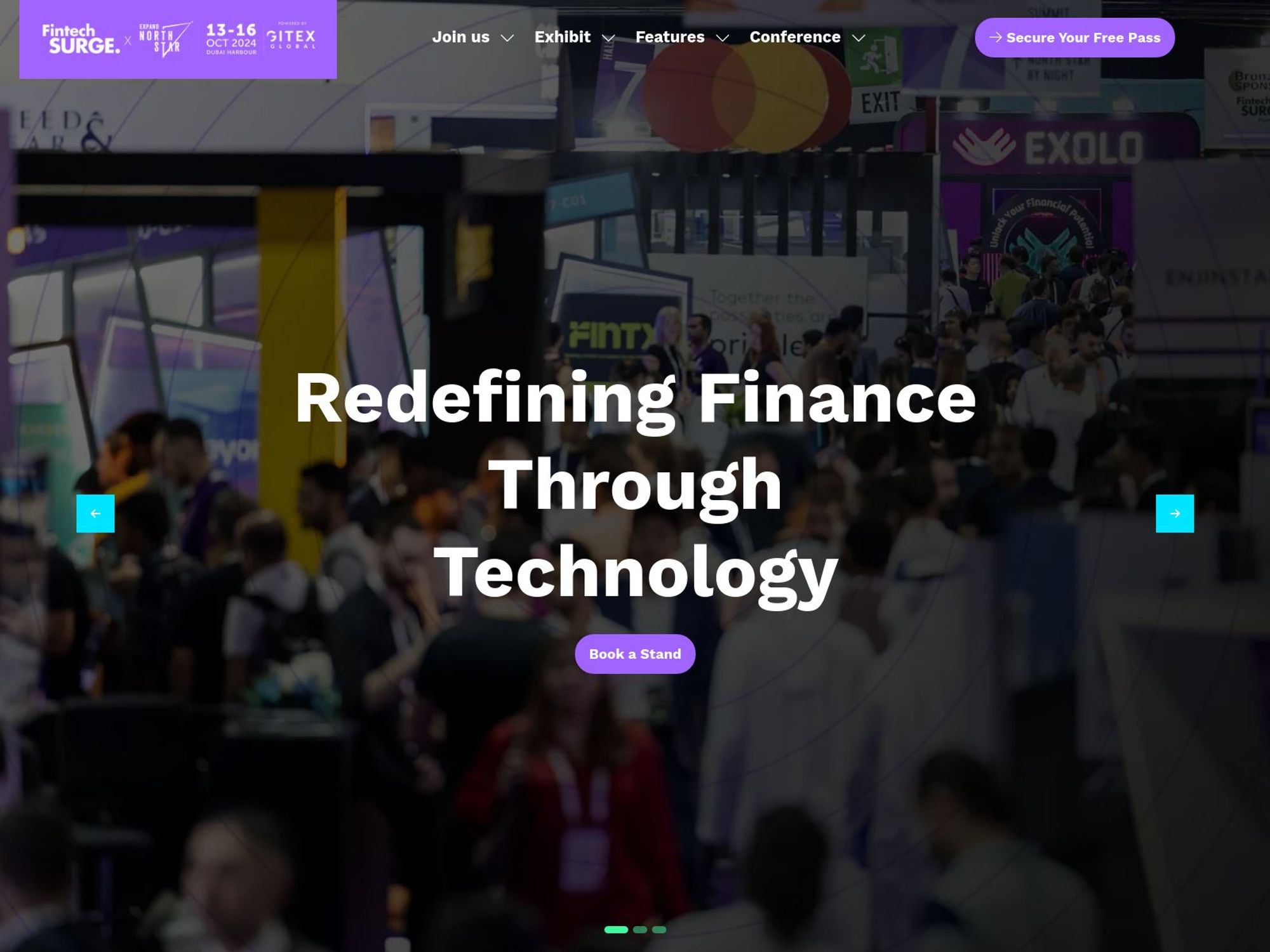 Fintech Surge website