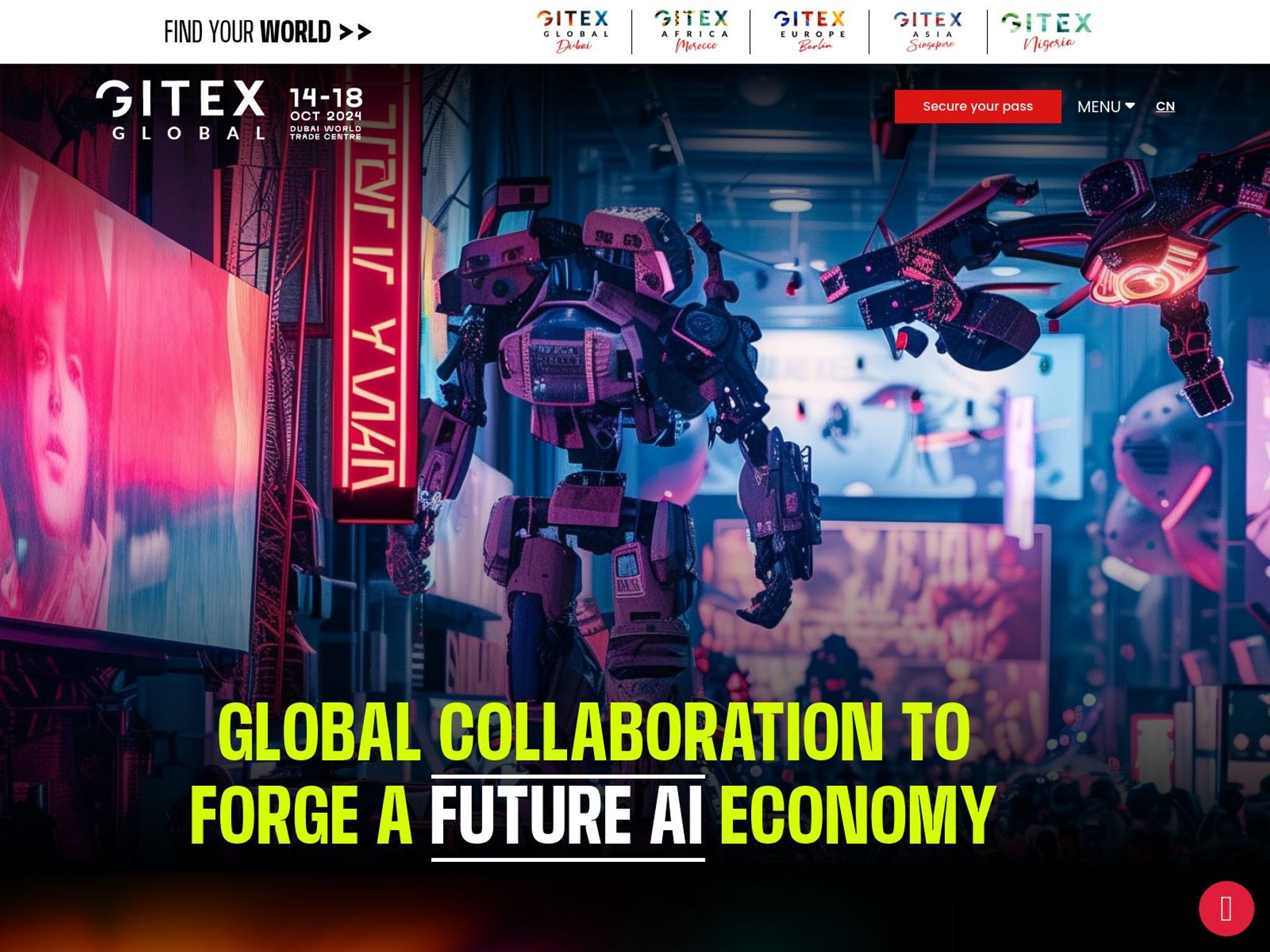 Gitex Global website