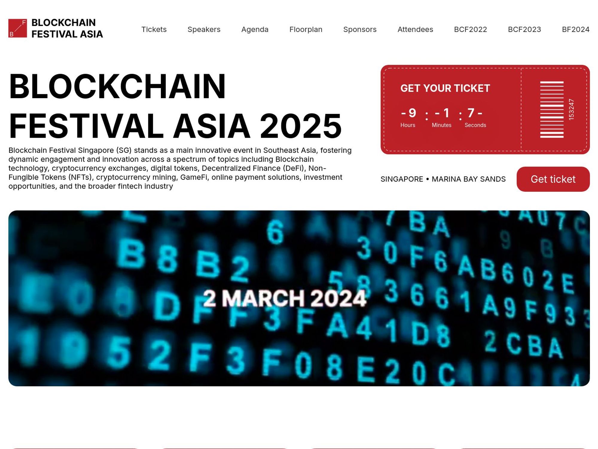 Blockchain Festival Asia screenshot