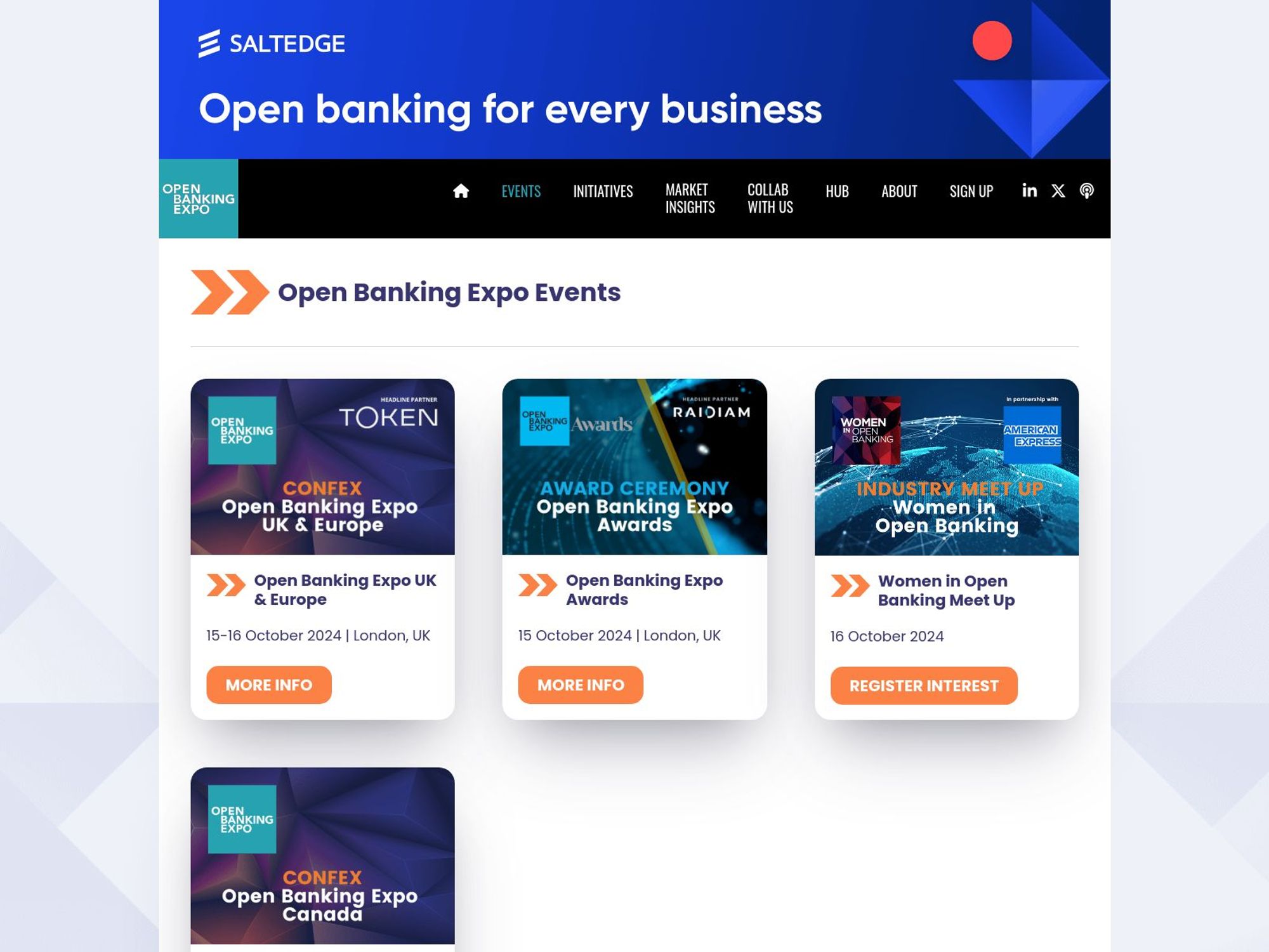 Open Banking Expo UK & Europe screenshot