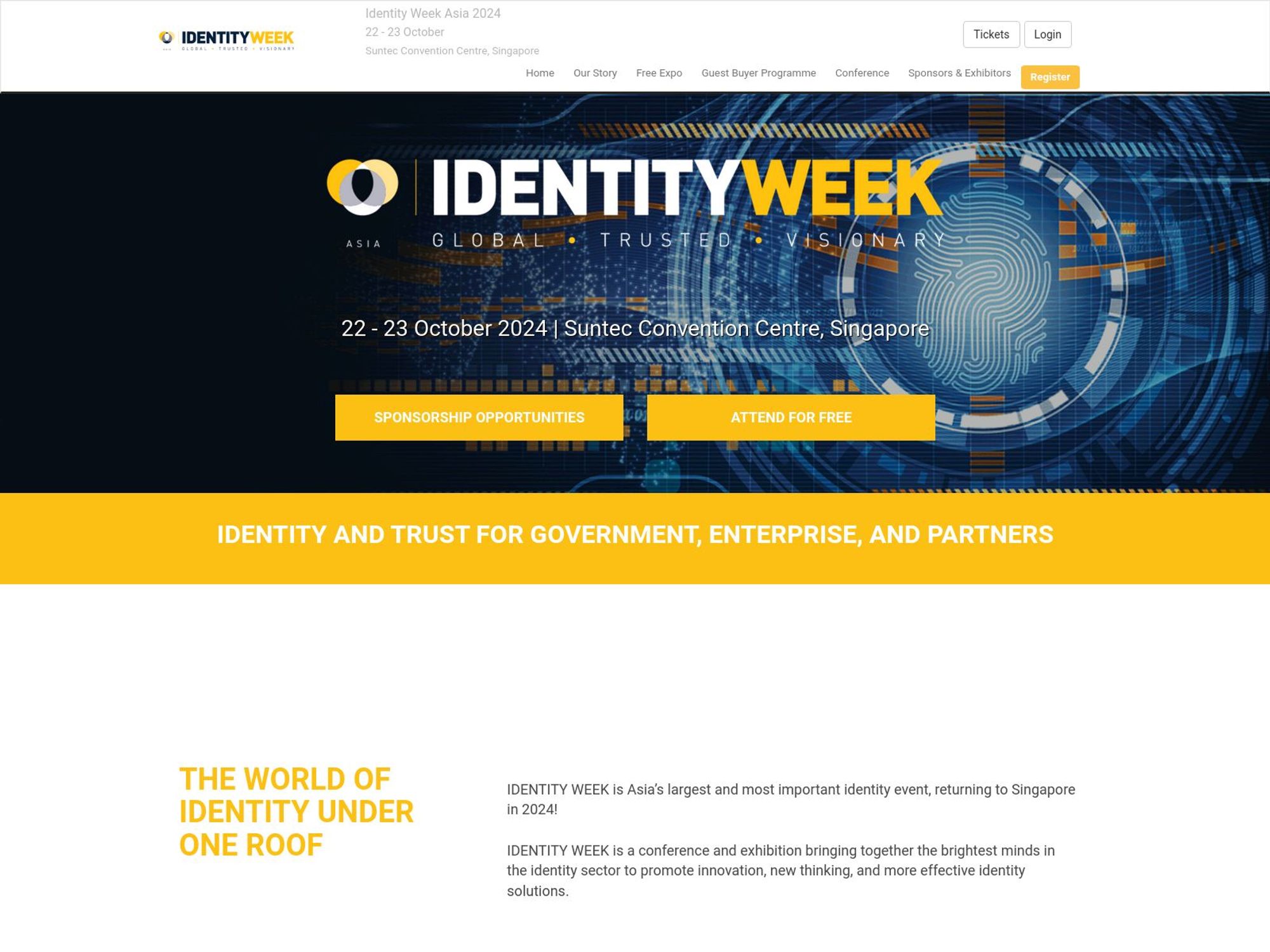 Identity Week Asia screenshot