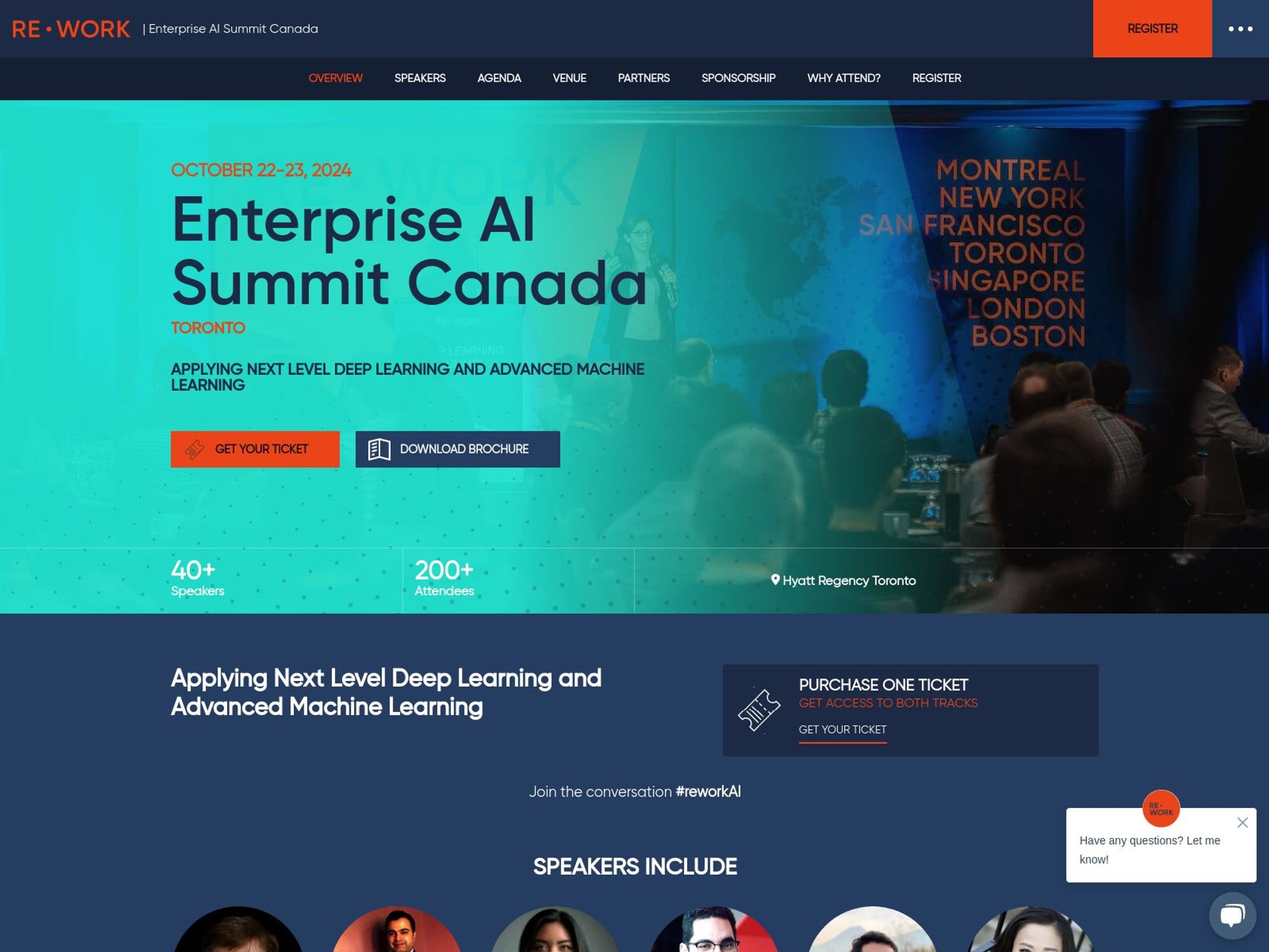 AI in Finance Summit Toronto website