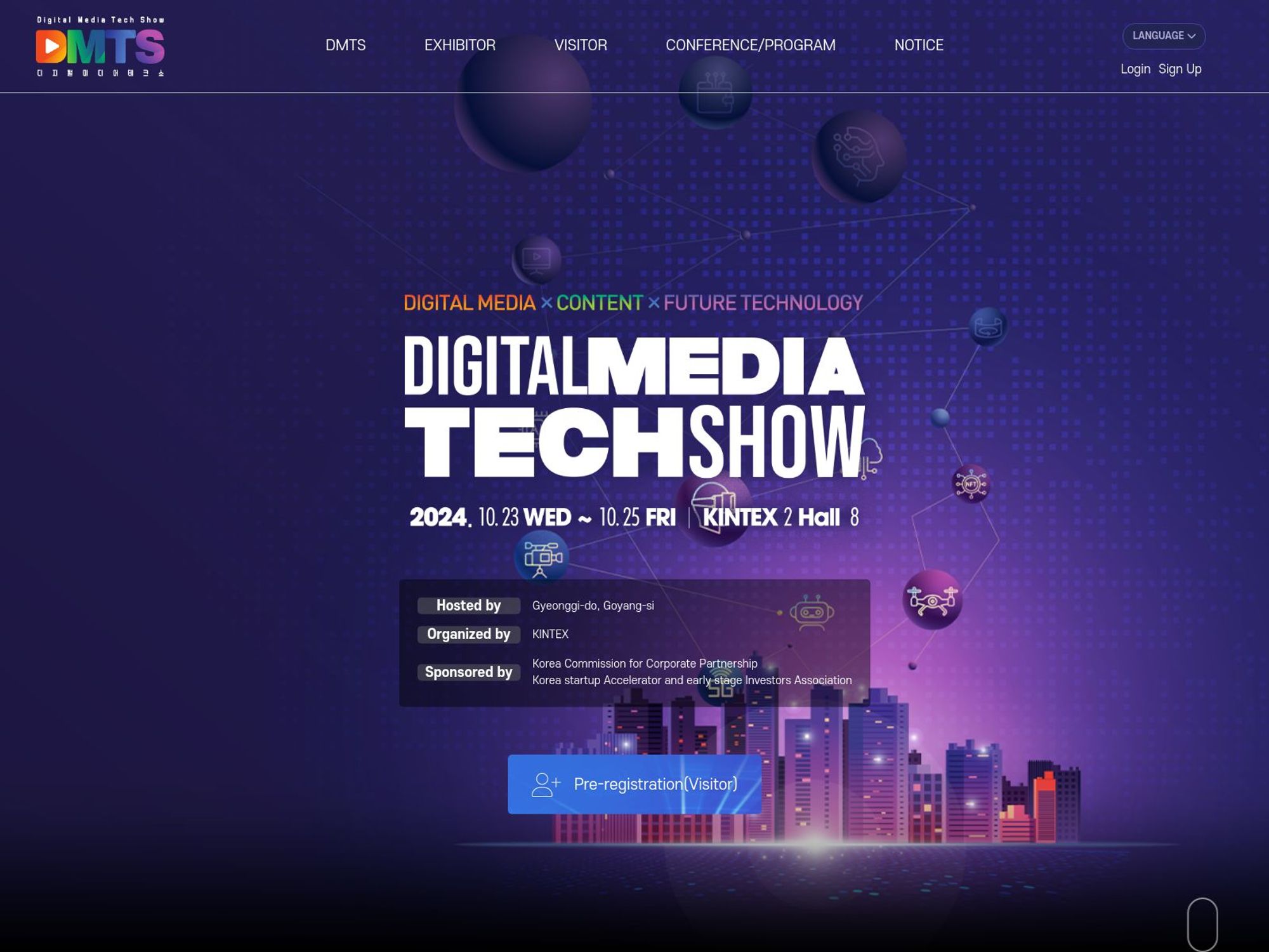 Digital Media Tech Show website