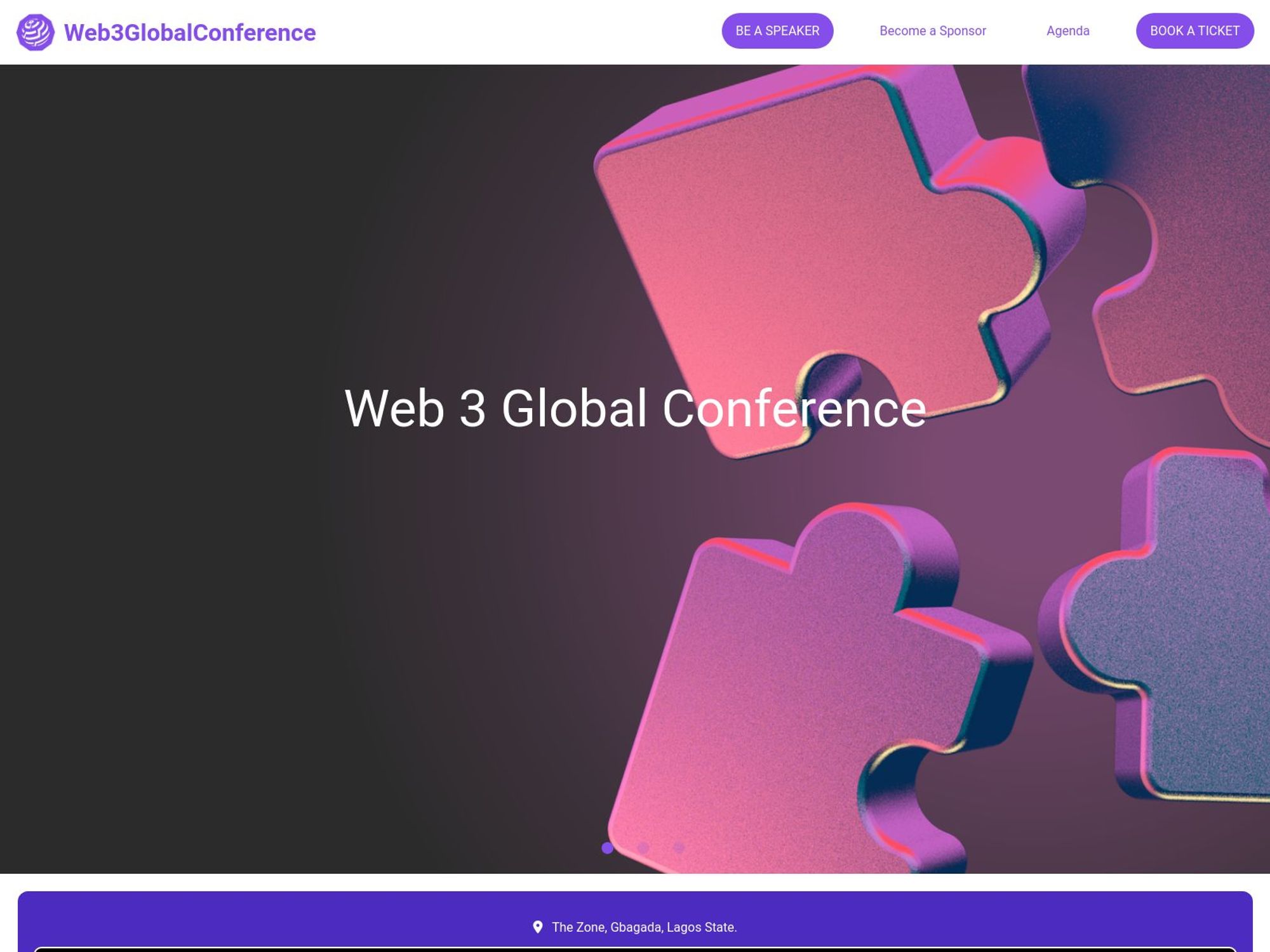 Web3 Global Conference screenshot