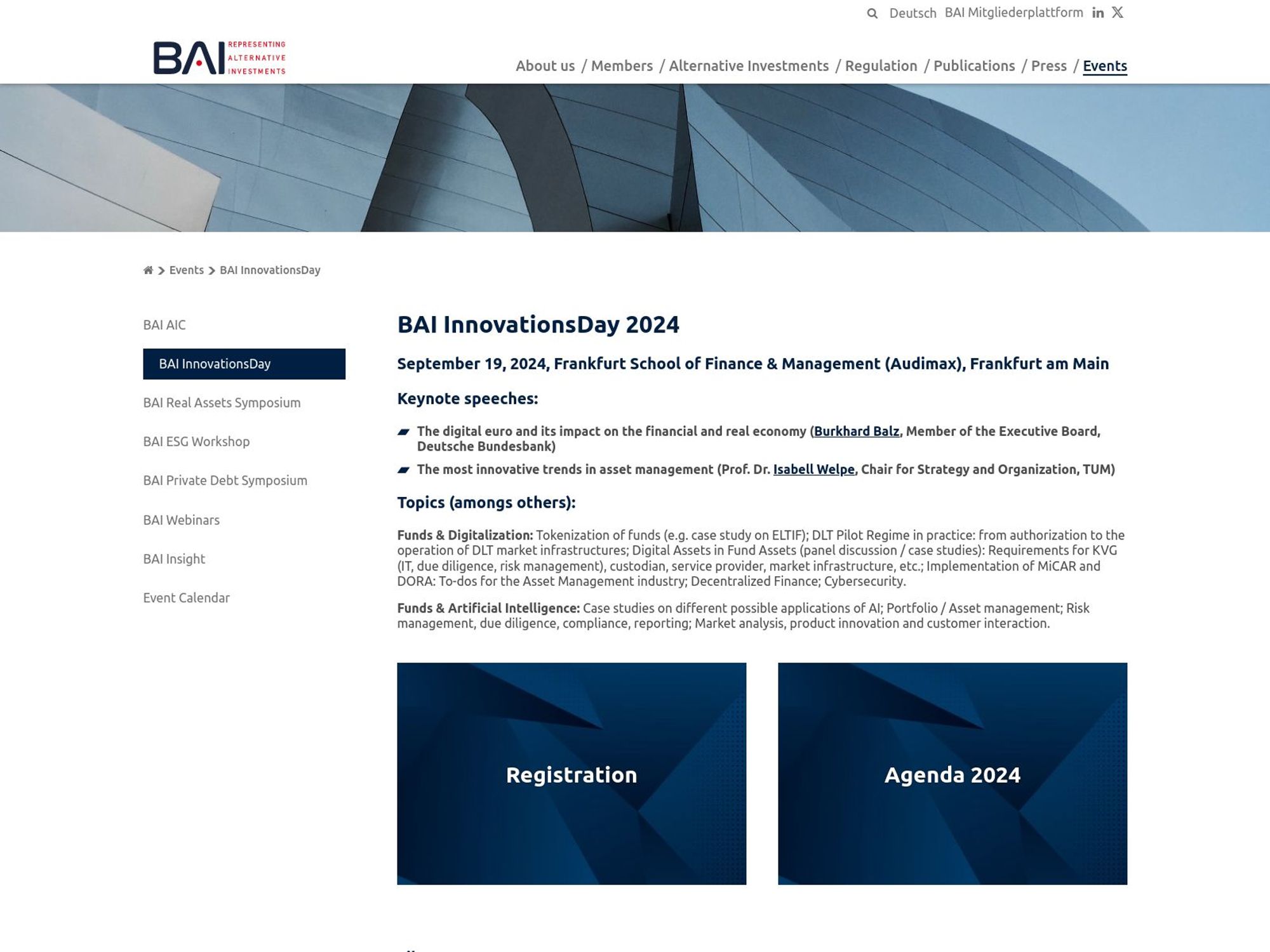 BAI InnovationsDay 2024 screenshot