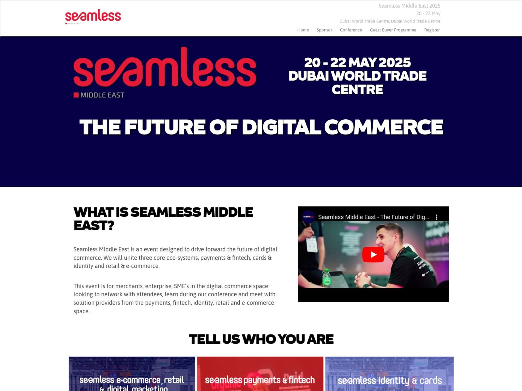 Seamless Middle East 2025 website