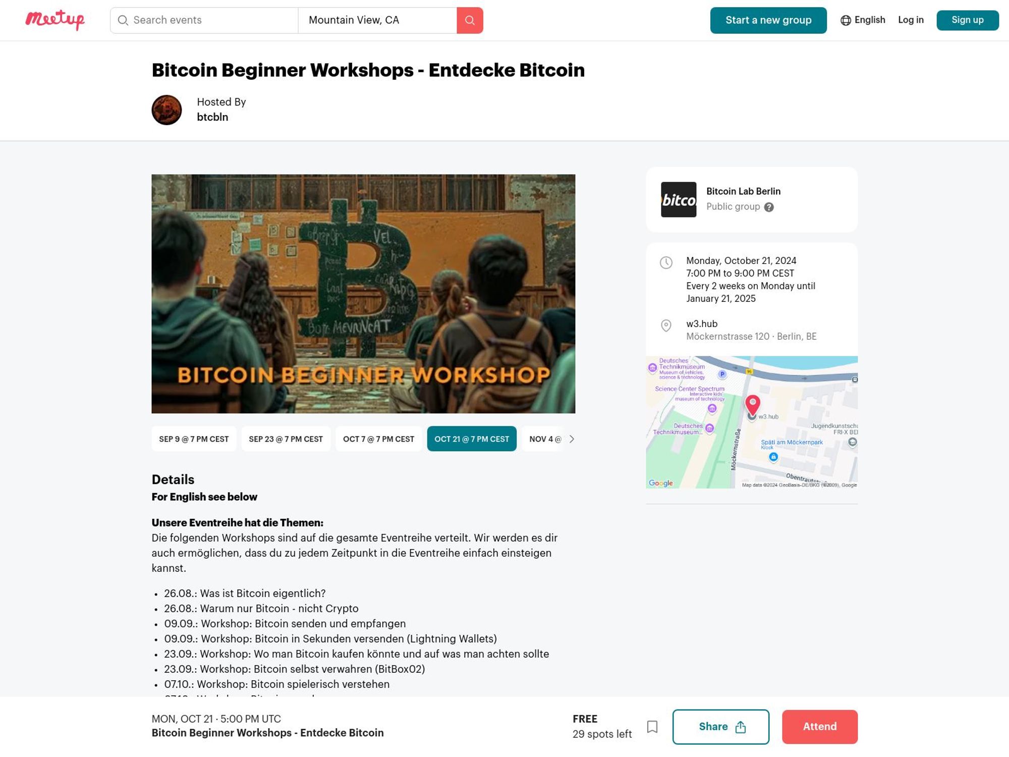 Bitcoin Beginner Workshop - Bitcoin wallets screenshot