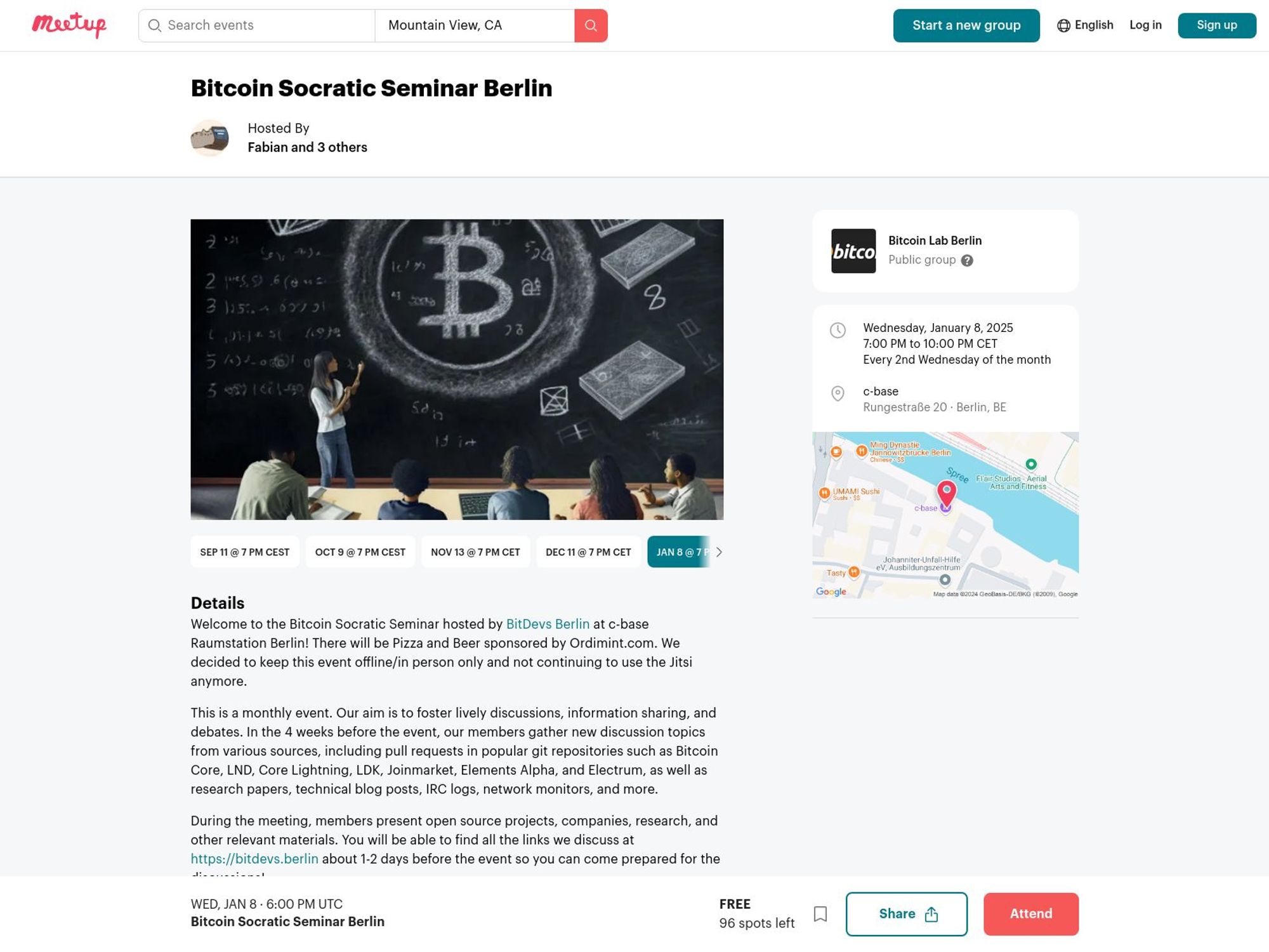 Bitcoin Socratic Seminar Berlin - January 2025 screenshot