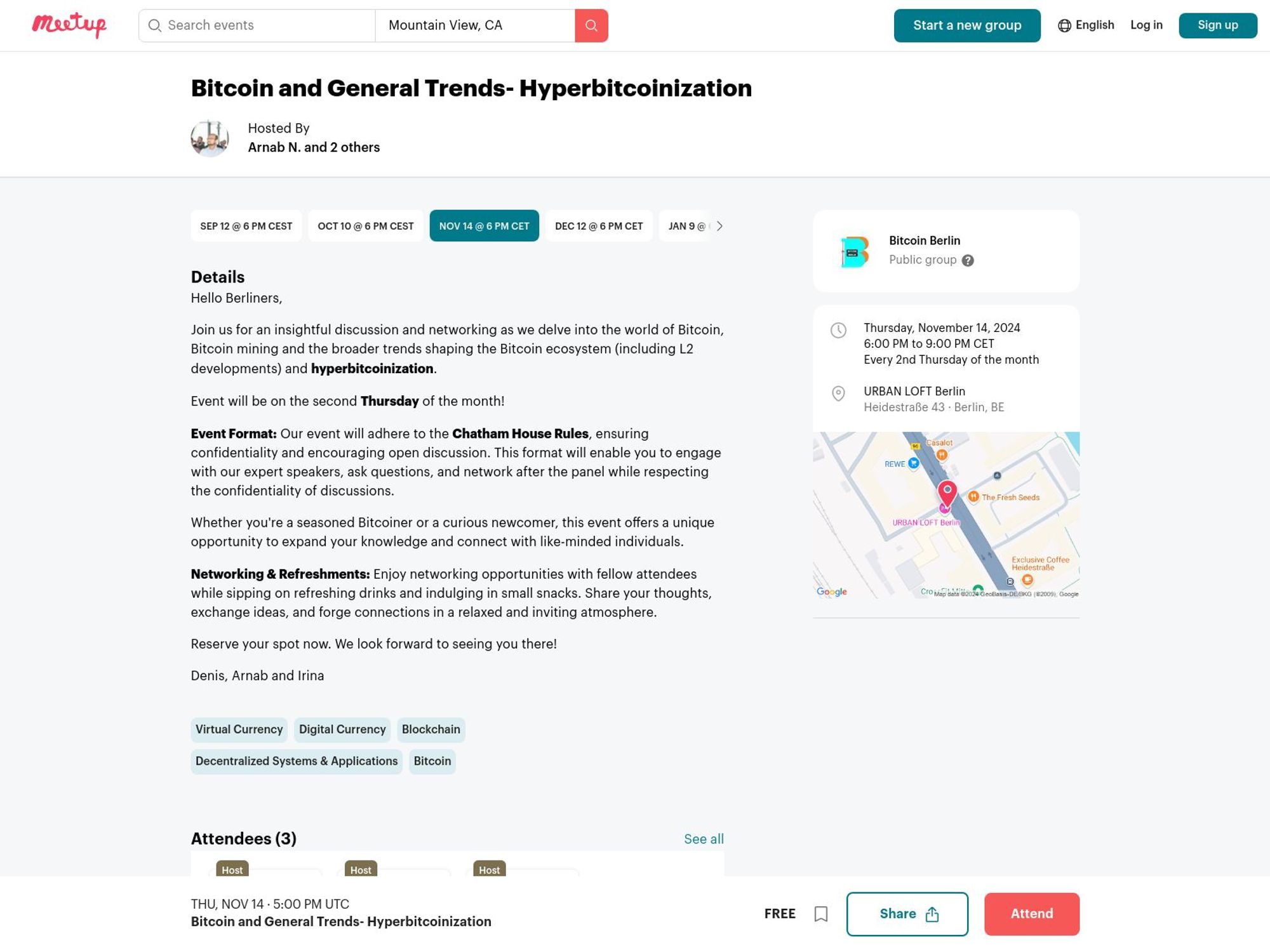 Bitcoin and General Trends - November 2024 screenshot