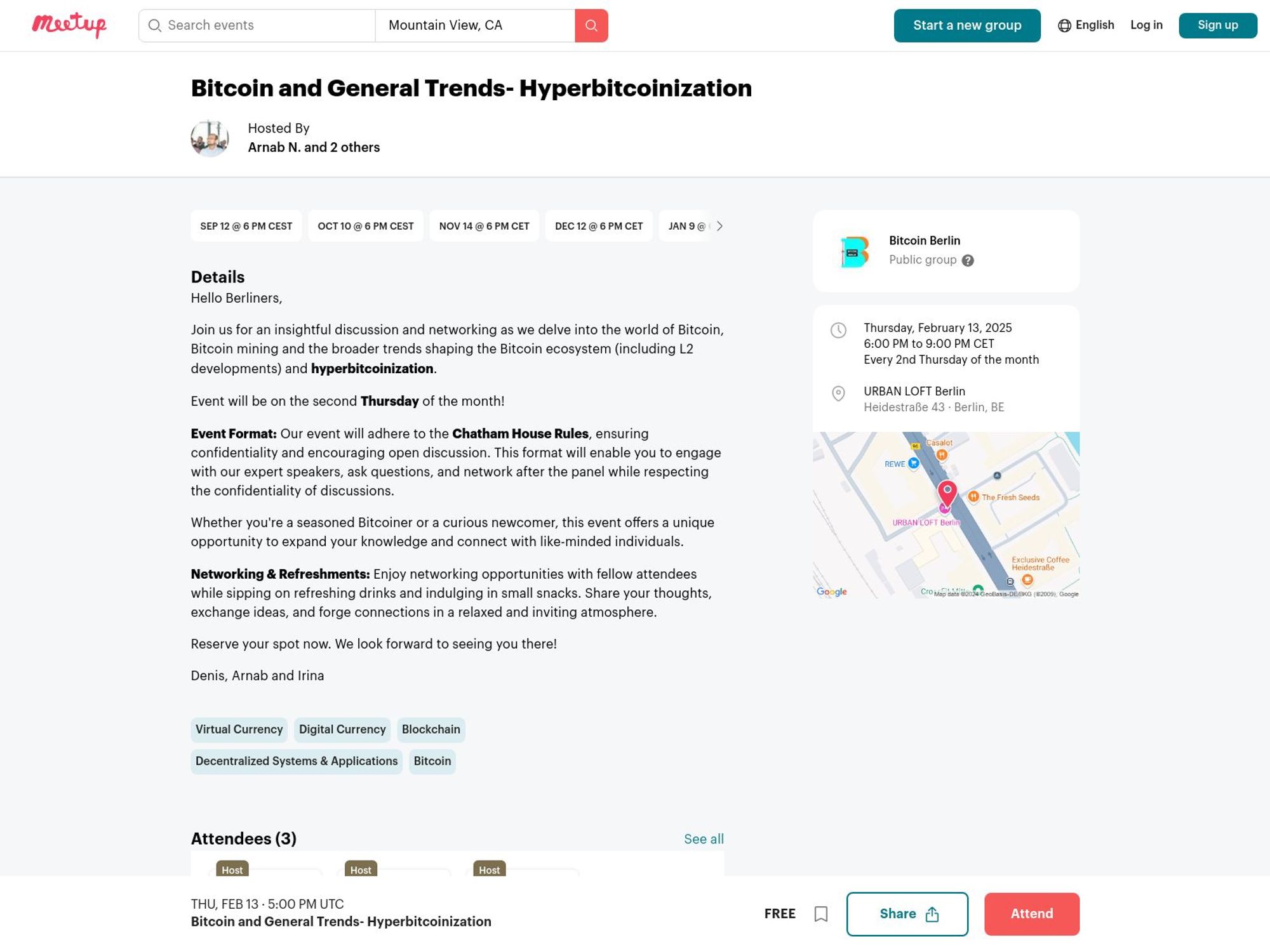 Bitcoin and General Trends – February 2025 screenshot