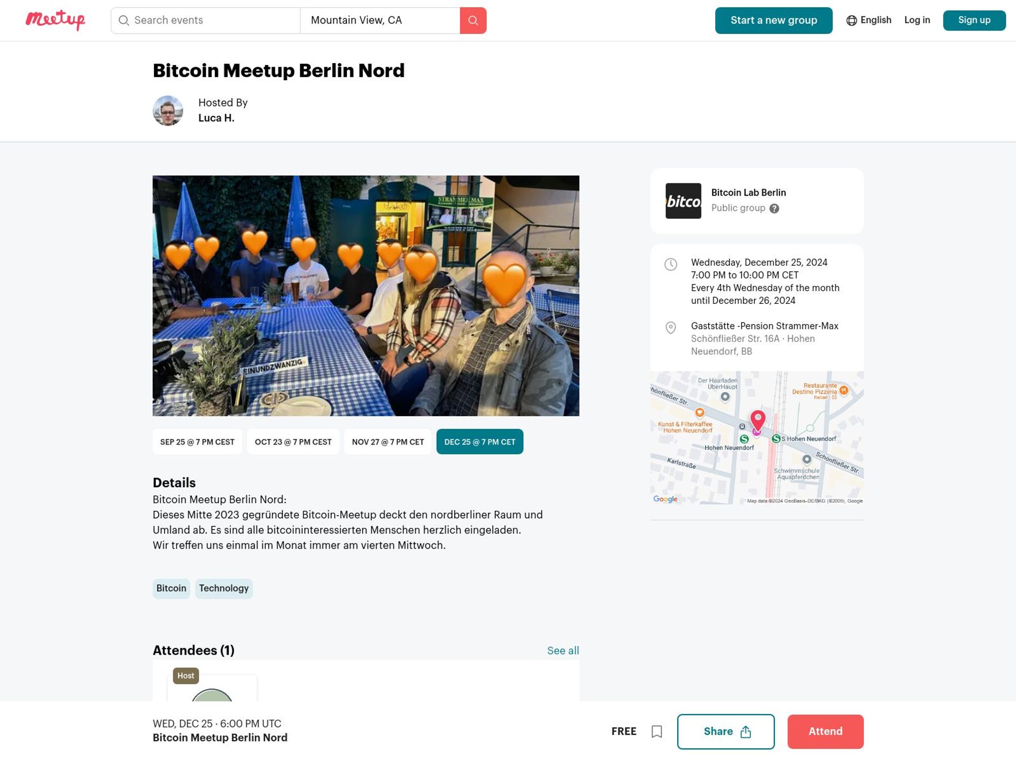 Bitcoin Meetup Berlin Nord - December 2024 screenshot