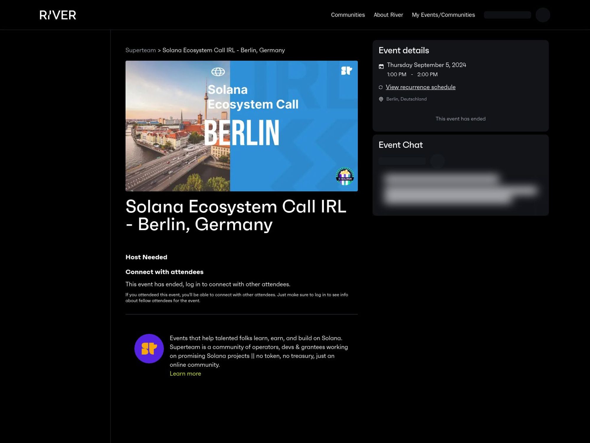 Solana Ecosystem Call Berlin - September 2024 screenshot