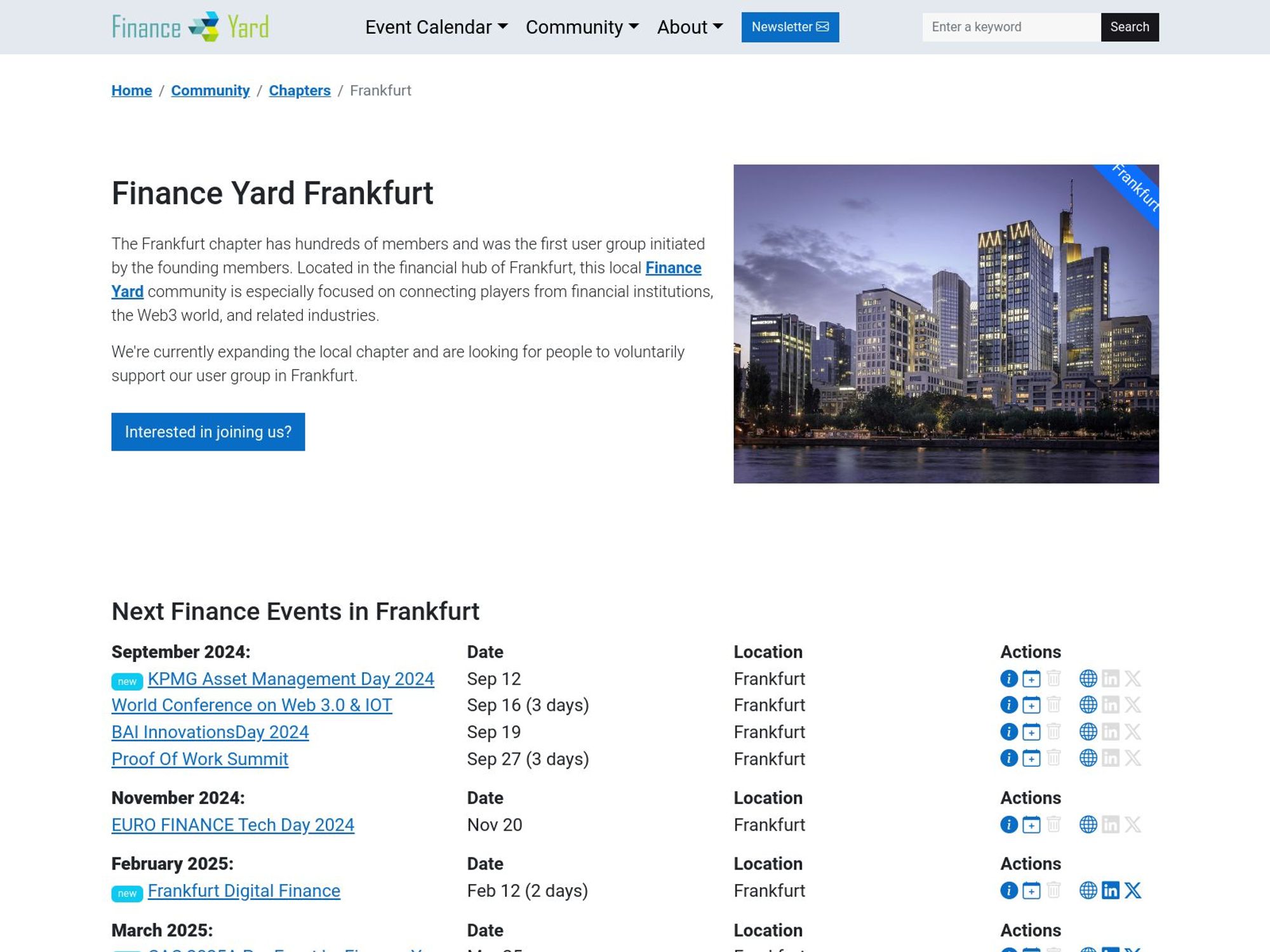 CAC 2025A Pre-Event by Finance Yard Frankfurt screenshot