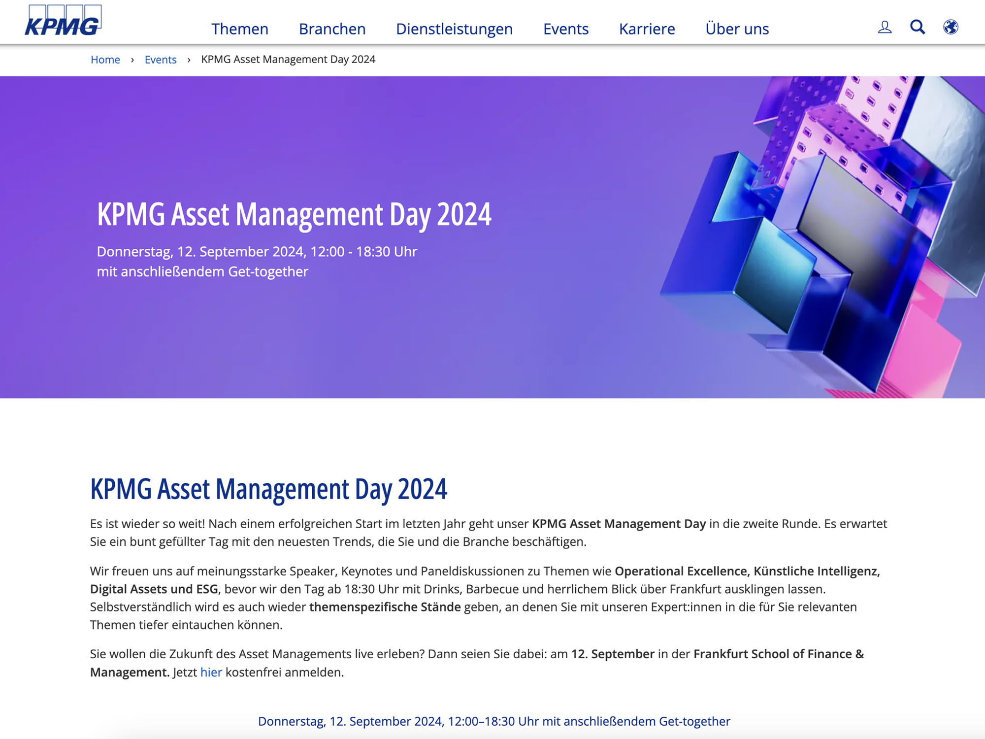 KPMG Asset Management Day 2024 screenshot