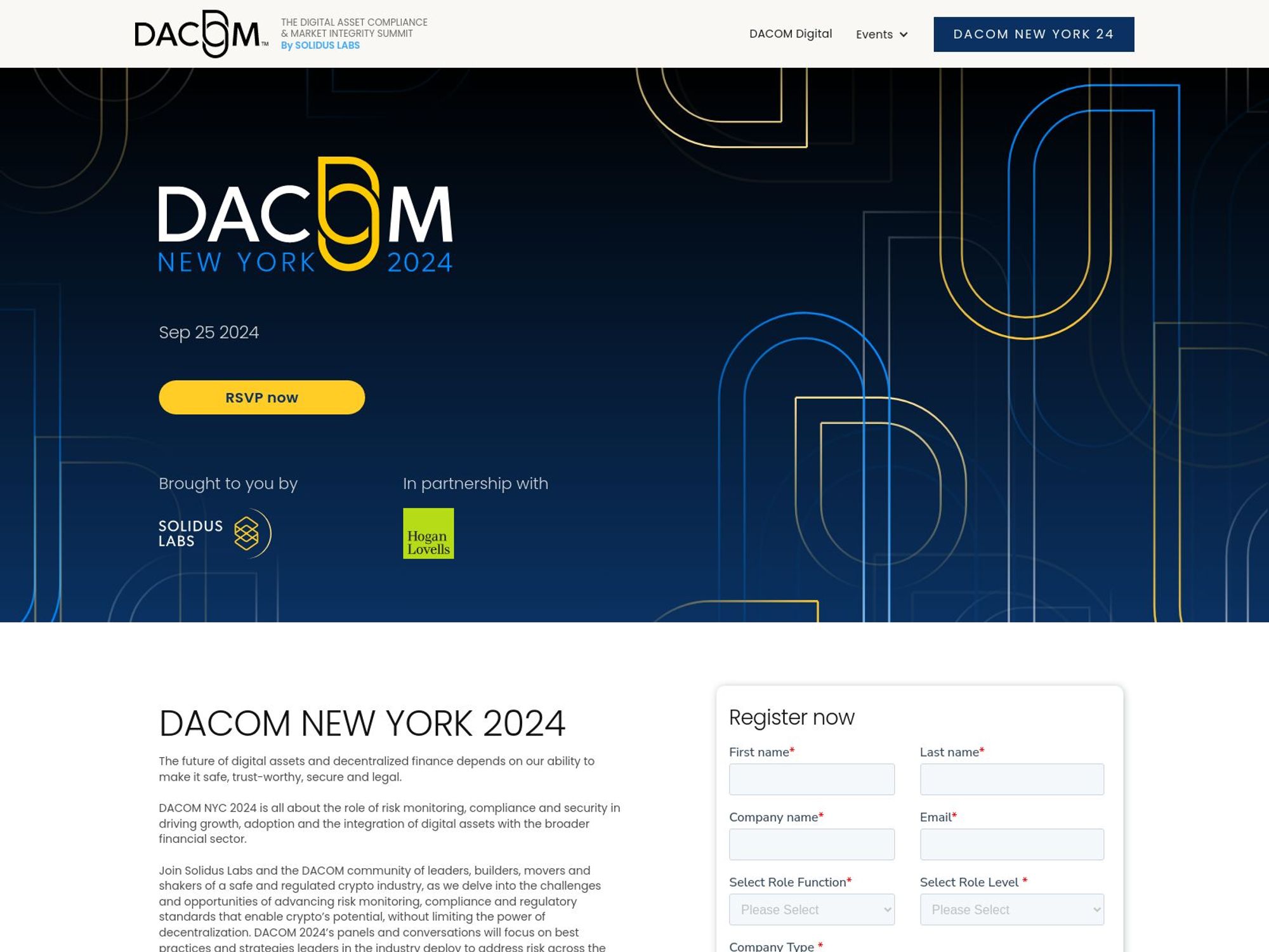 DACOM NYC 2024 screenshot