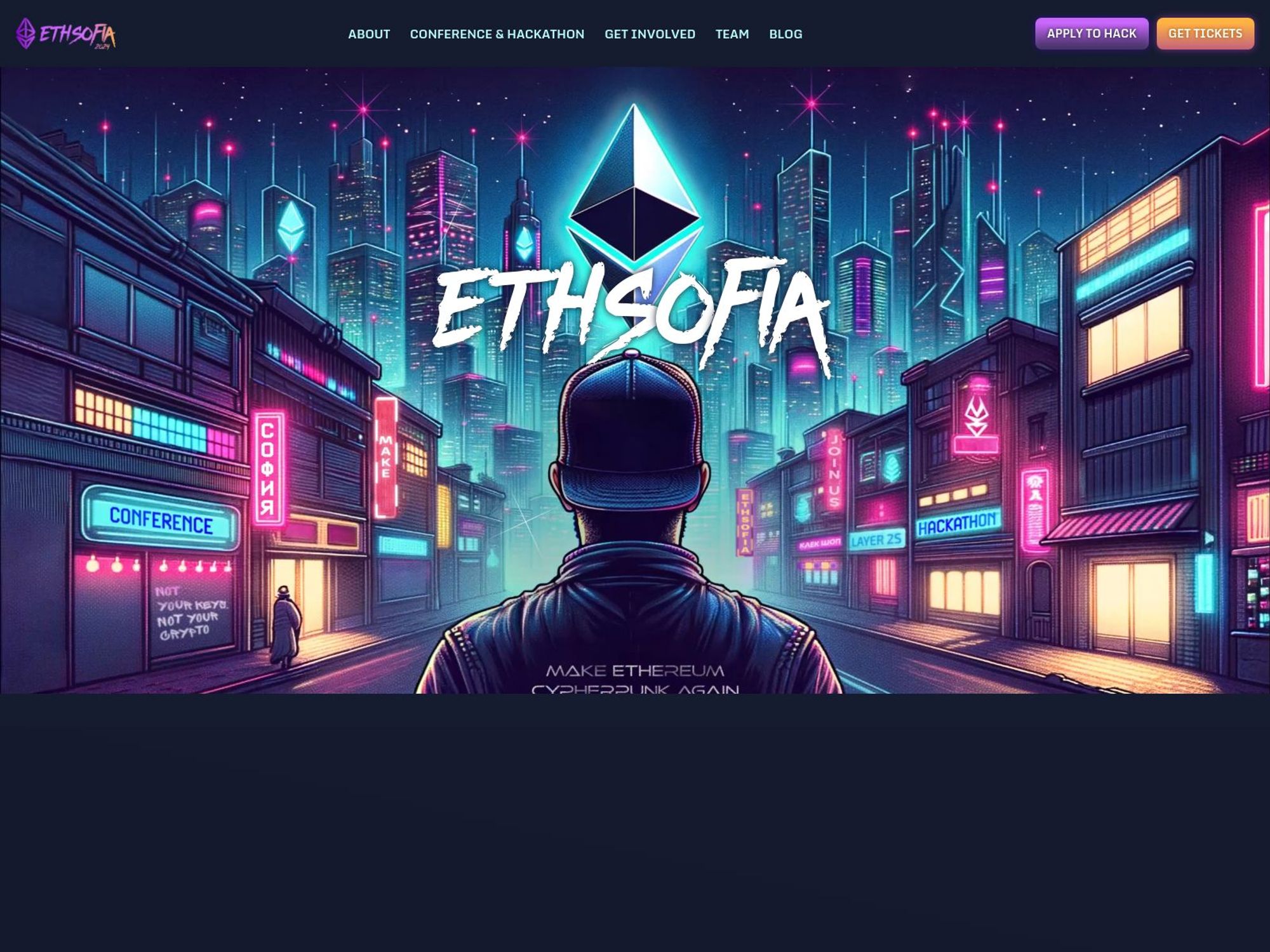 ETHSofia website