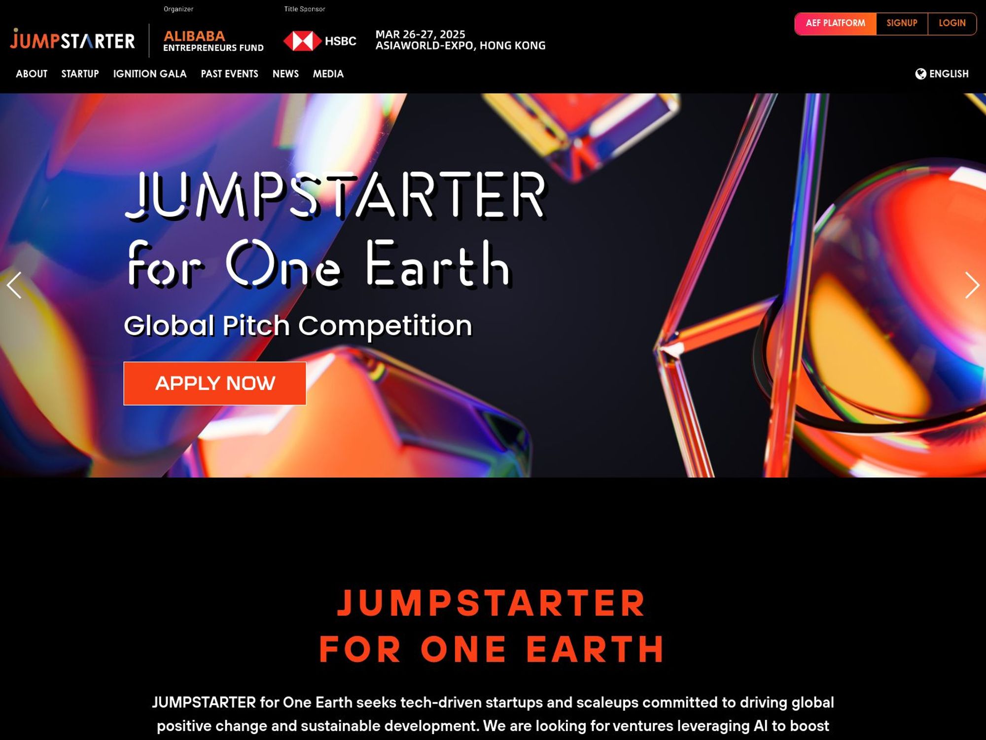 Jumpstarter Hong Kong 2025 website