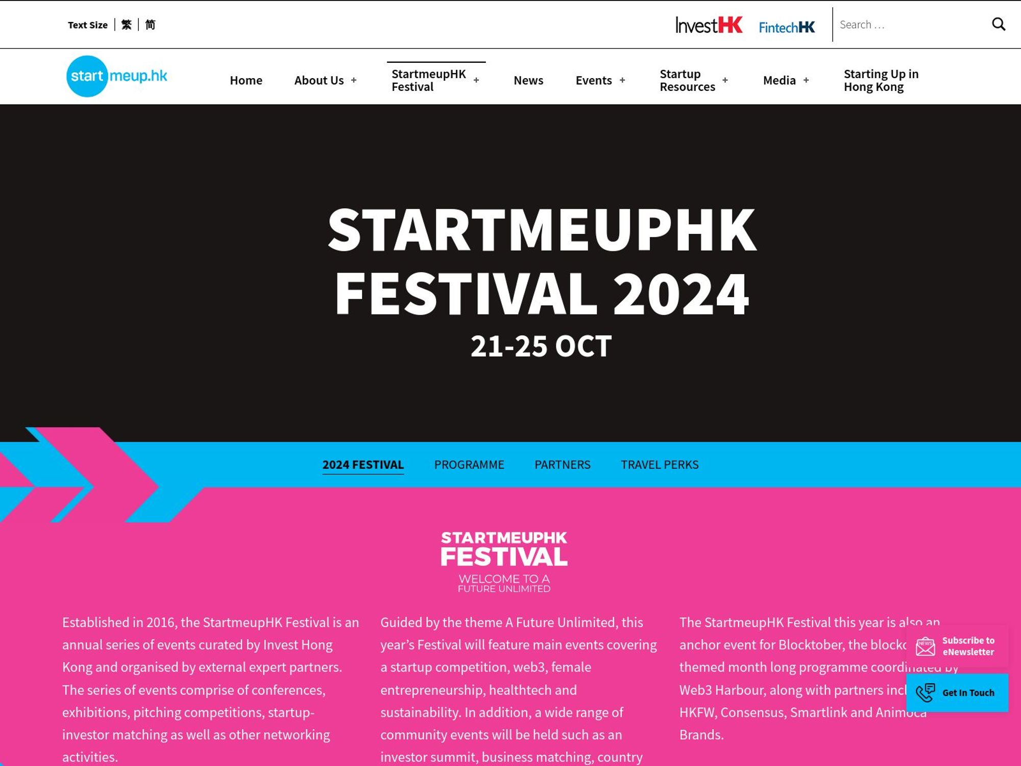 StartmeupHK website