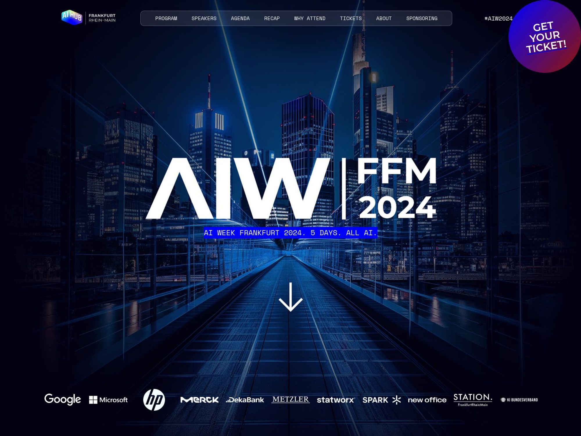 AI Week Frankfurt 2024 website