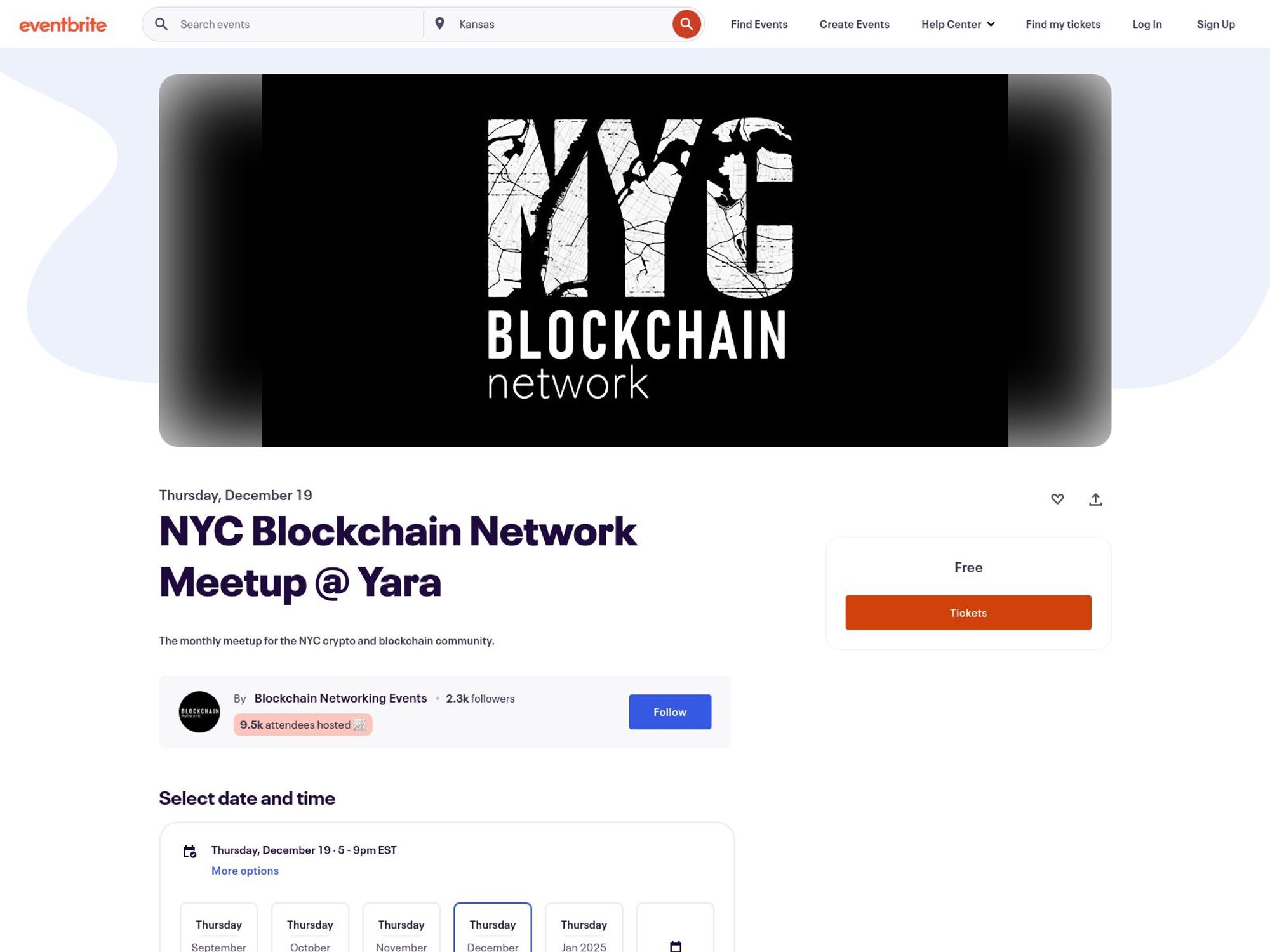 NYC Blockchain Network Meetup @ Yara – December 2024 screenshot