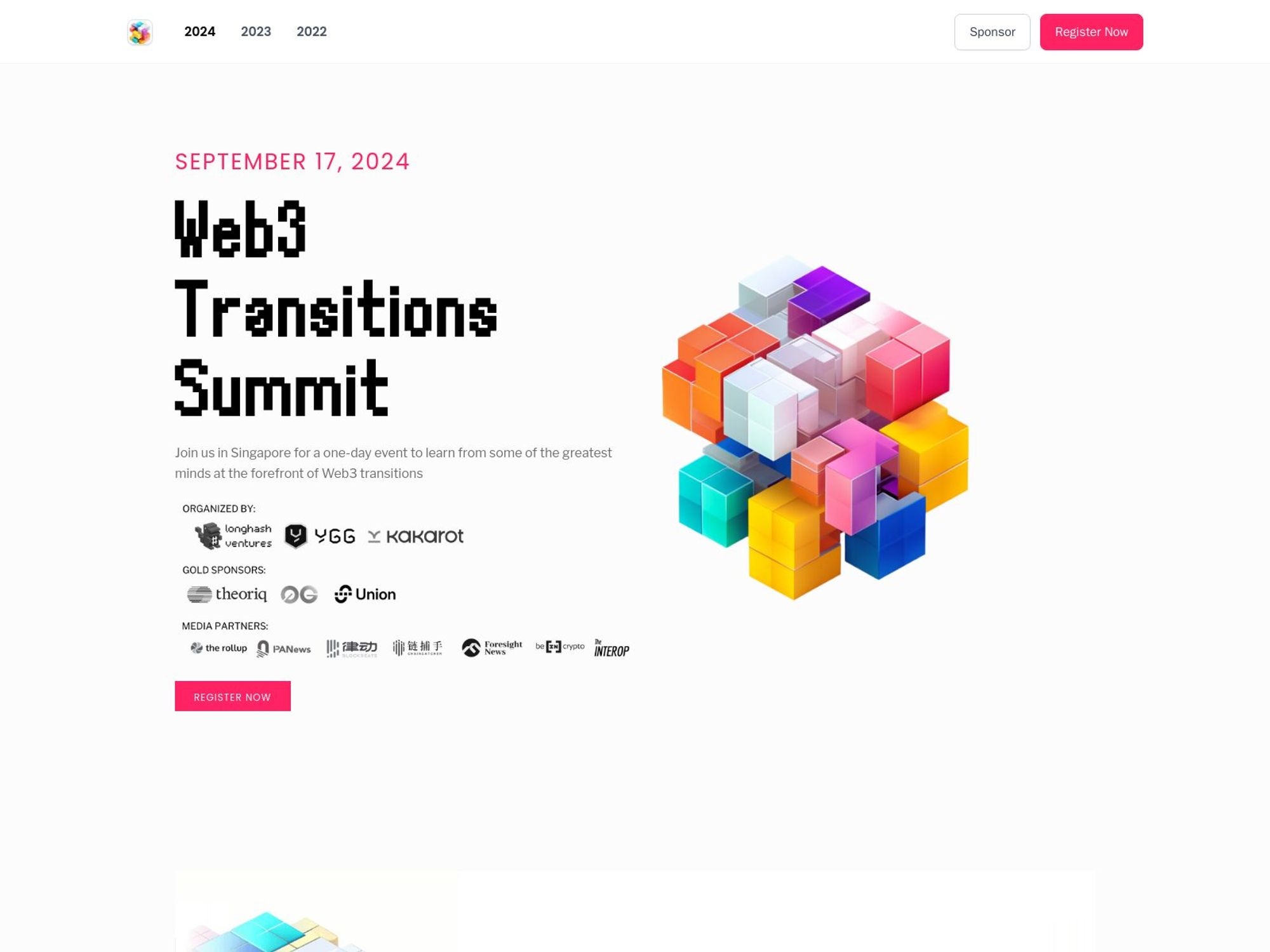 Web3 Transitions Summit screenshot