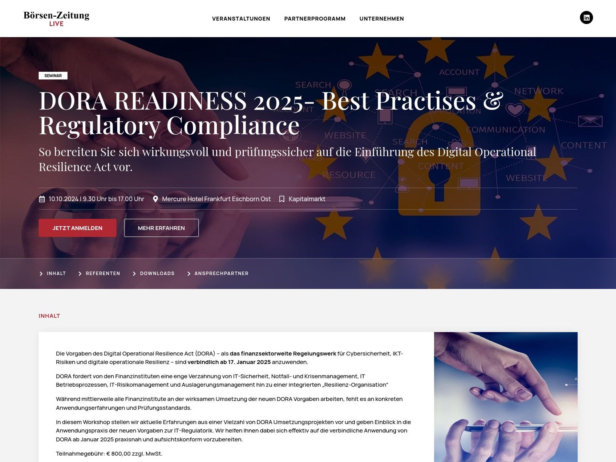 DORA READINESS 2025- Best Practises & Regulatory Compliance screenshot