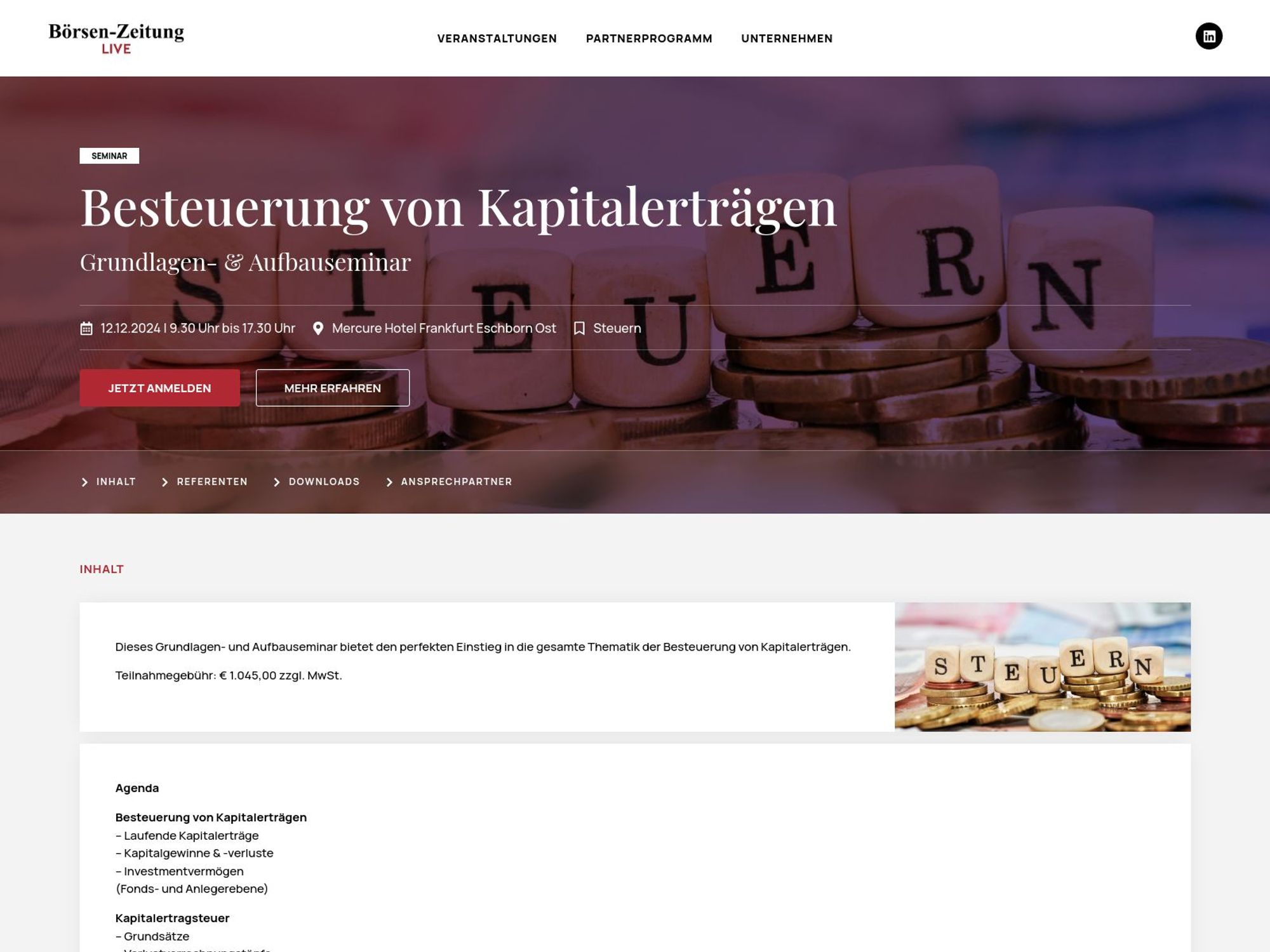 Besteuerung von Kapitalerträgen website