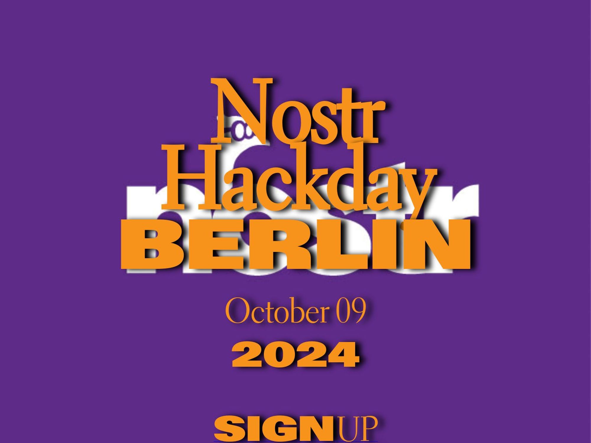 Nostr Hackday website