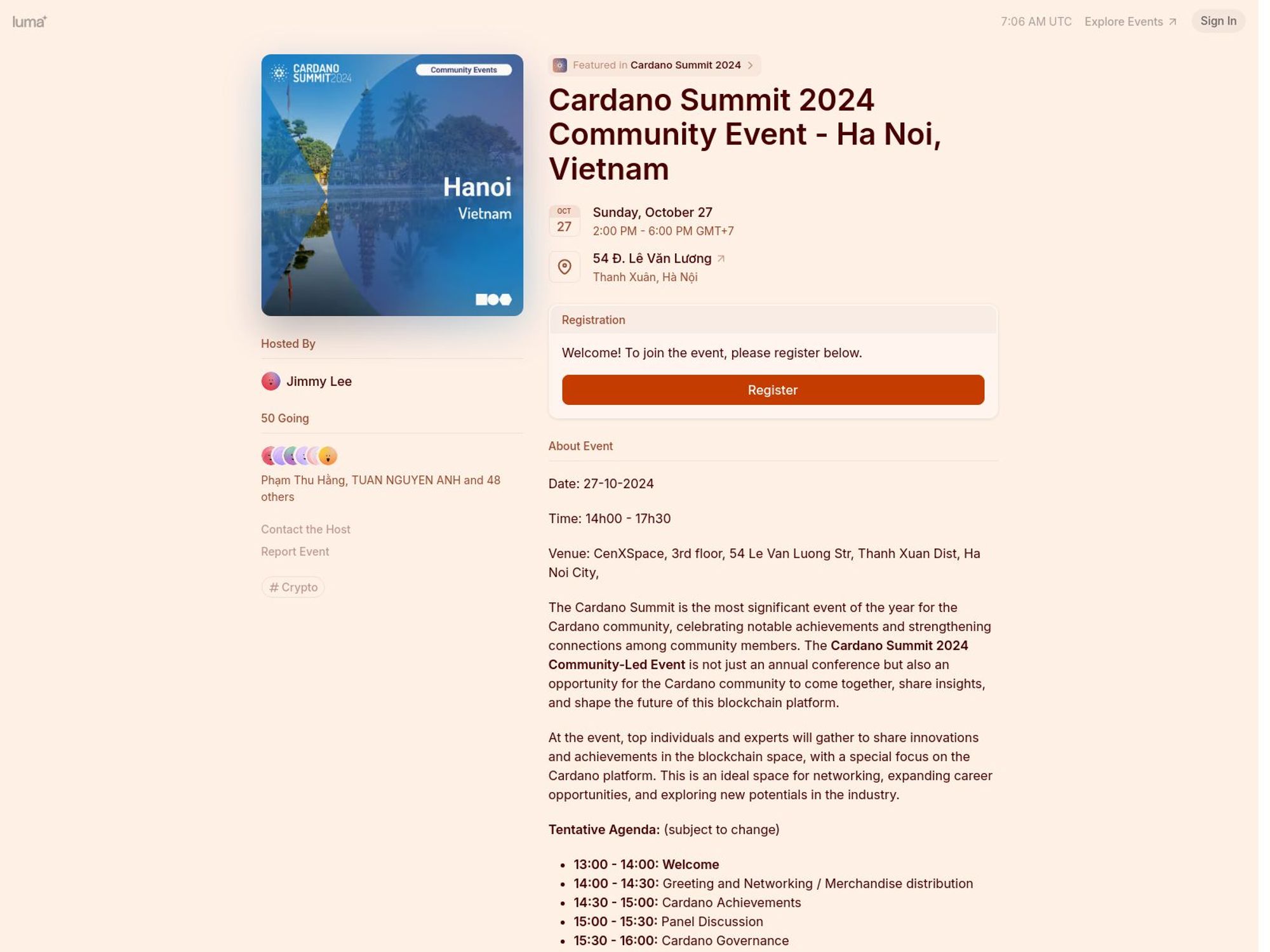 Cardano Summit 2024 Community Event - Ha Noi, Vietnam screenshot