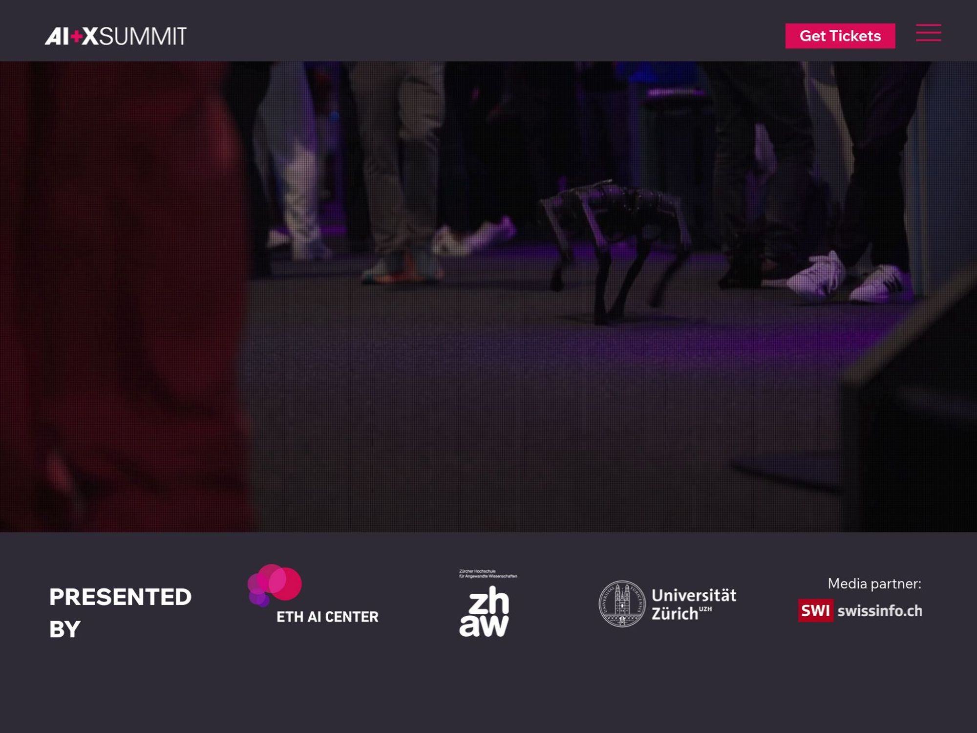 AI+X Summit website